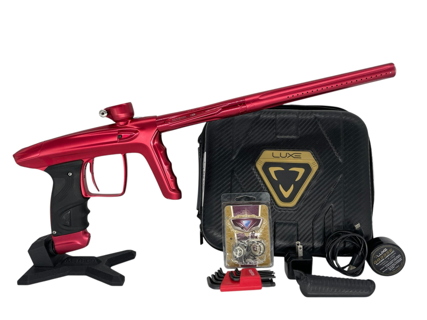 Used Dlx Luxe Tm40 Paintball Gun Red Paintball Gun from CPXBrosPaintball Buy/Sell/Trade Paintball Markers, New Paintball Guns, Paintball Hoppers, Paintball Masks, and Hormesis Headbands