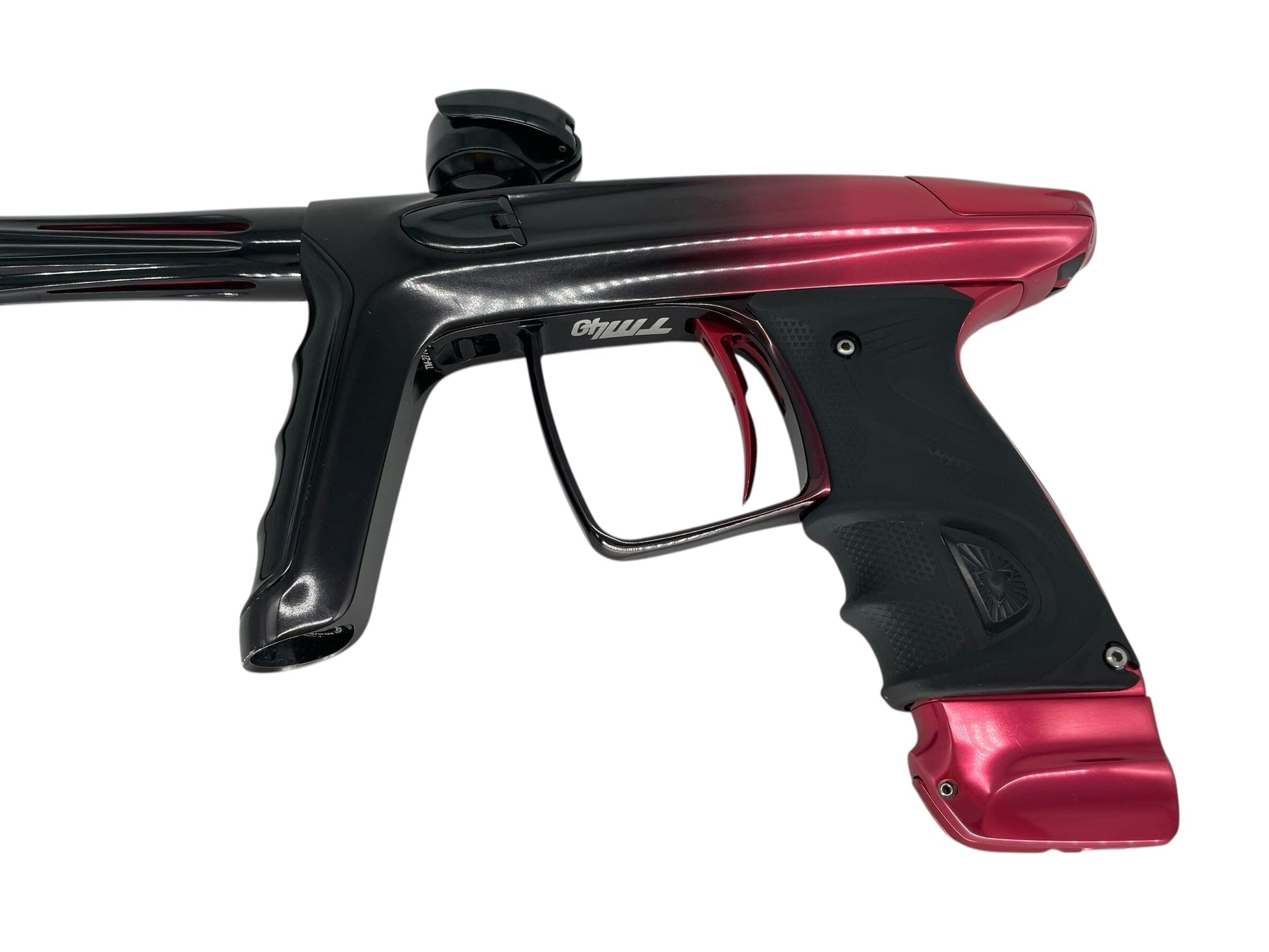 Used Dlx Luxe Tm40 Paintball Gun Red/Black Fade Paintball Gun from CPXBrosPaintball Buy/Sell/Trade Paintball Markers, New Paintball Guns, Paintball Hoppers, Paintball Masks, and Hormesis Headbands