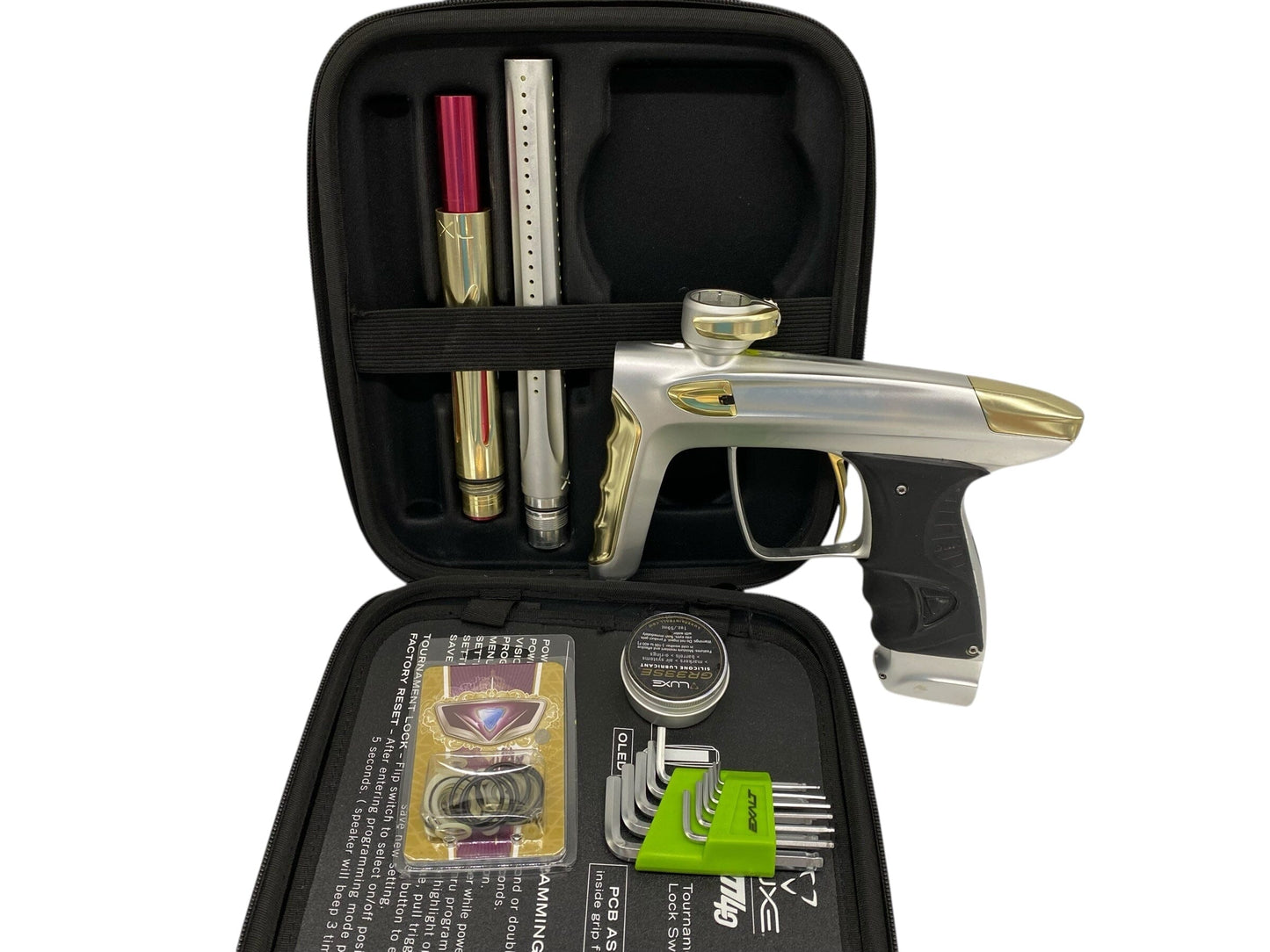 Used Dlx Luxe Tm40 Paintball Gun Silver/Gold Paintball Gun from CPXBrosPaintball Buy/Sell/Trade Paintball Markers, New Paintball Guns, Paintball Hoppers, Paintball Masks, and Hormesis Headbands