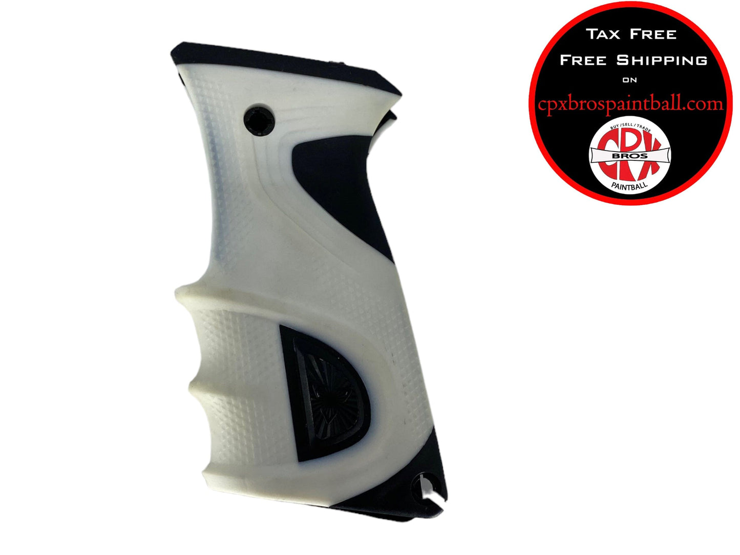Used DLX Luxe TM40 Rubber Grips - White Paintball Gun from CPXBrosPaintball Buy/Sell/Trade Paintball Markers, Paintball Hoppers, Paintball Masks, and Hormesis Headbands