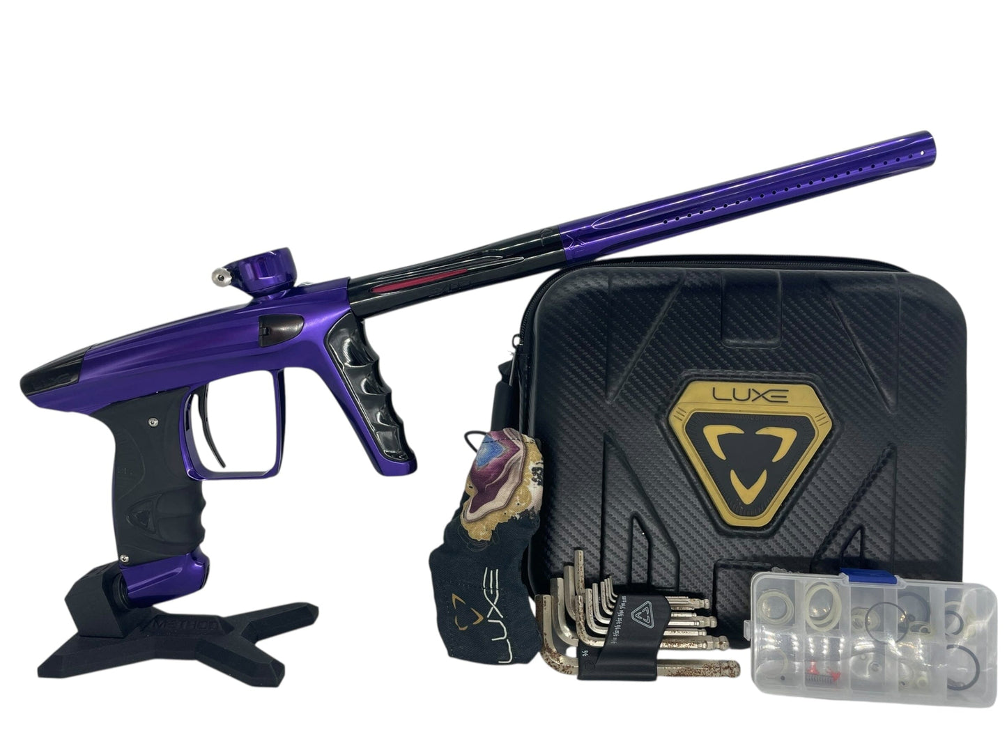 Used Dlx Luxe X Paintball Gun Purple/Black Paintball Gun from CPXBrosPaintball Buy/Sell/Trade Paintball Markers, New Paintball Guns, Paintball Hoppers, Paintball Masks, and Hormesis Headbands