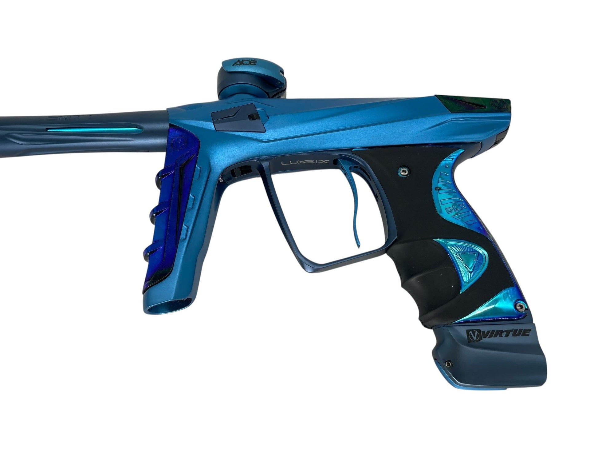 Used Dlx Virtue Luxe Ace Paintball Gun Paintball Gun from CPXBrosPaintball Buy/Sell/Trade Paintball Markers, New Paintball Guns, Paintball Hoppers, Paintball Masks, and Hormesis Headbands