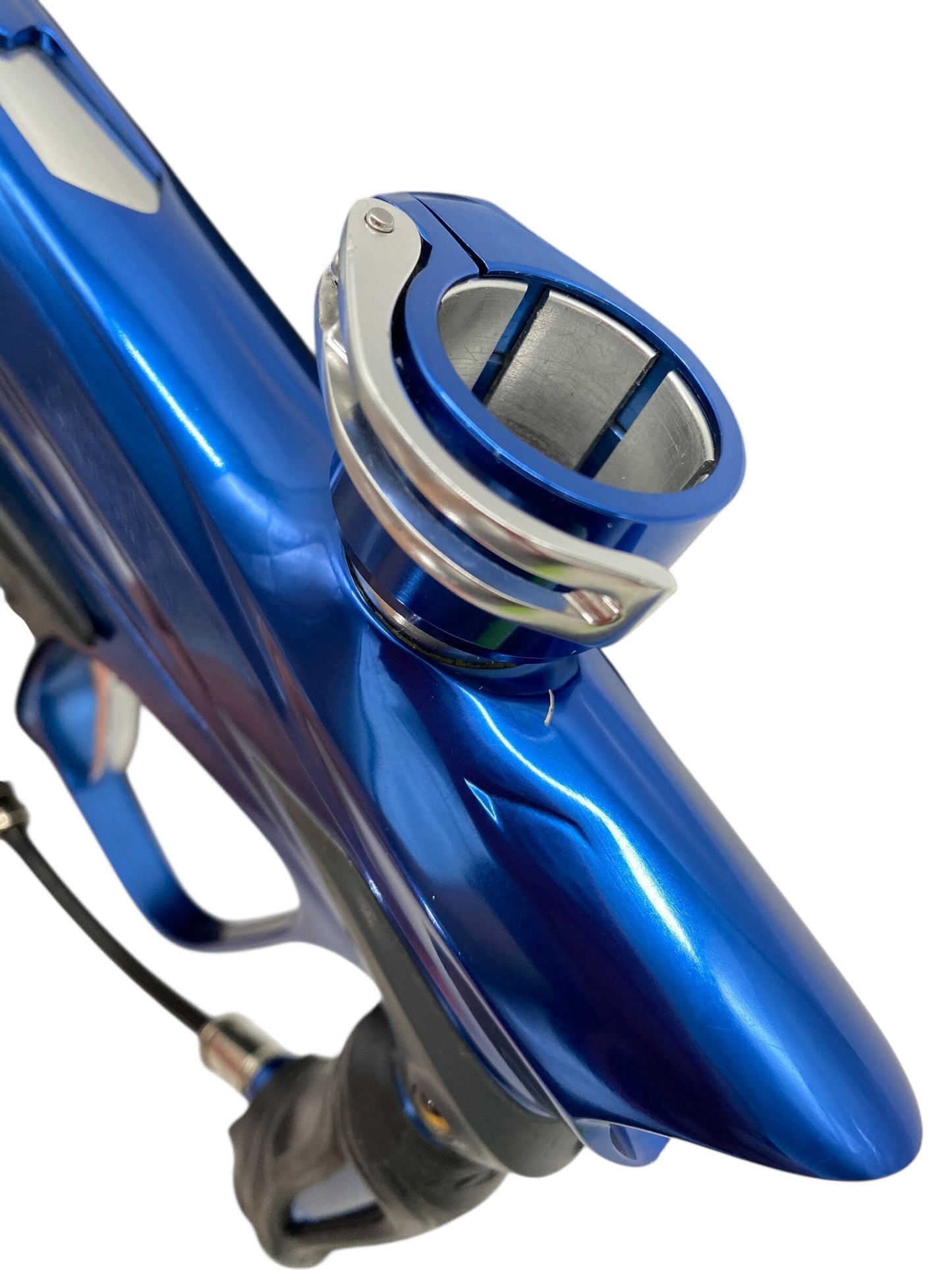 Used Dye Dm 13 Paintball Gun Blue/Silver Paintball Gun from CPXBrosPaintball Buy/Sell/Trade Paintball Markers, New Paintball Guns, Paintball Hoppers, Paintball Masks, and Hormesis Headbands