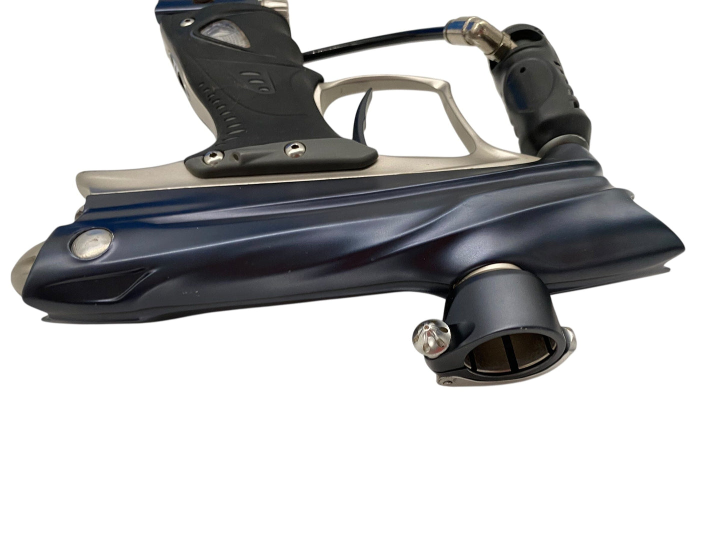 Used Dye Dm 9 Paintball Gun Blue/Silver Paintball Gun from CPXBrosPaintball Buy/Sell/Trade Paintball Markers, New Paintball Guns, Paintball Hoppers, Paintball Masks, and Hormesis Headbands