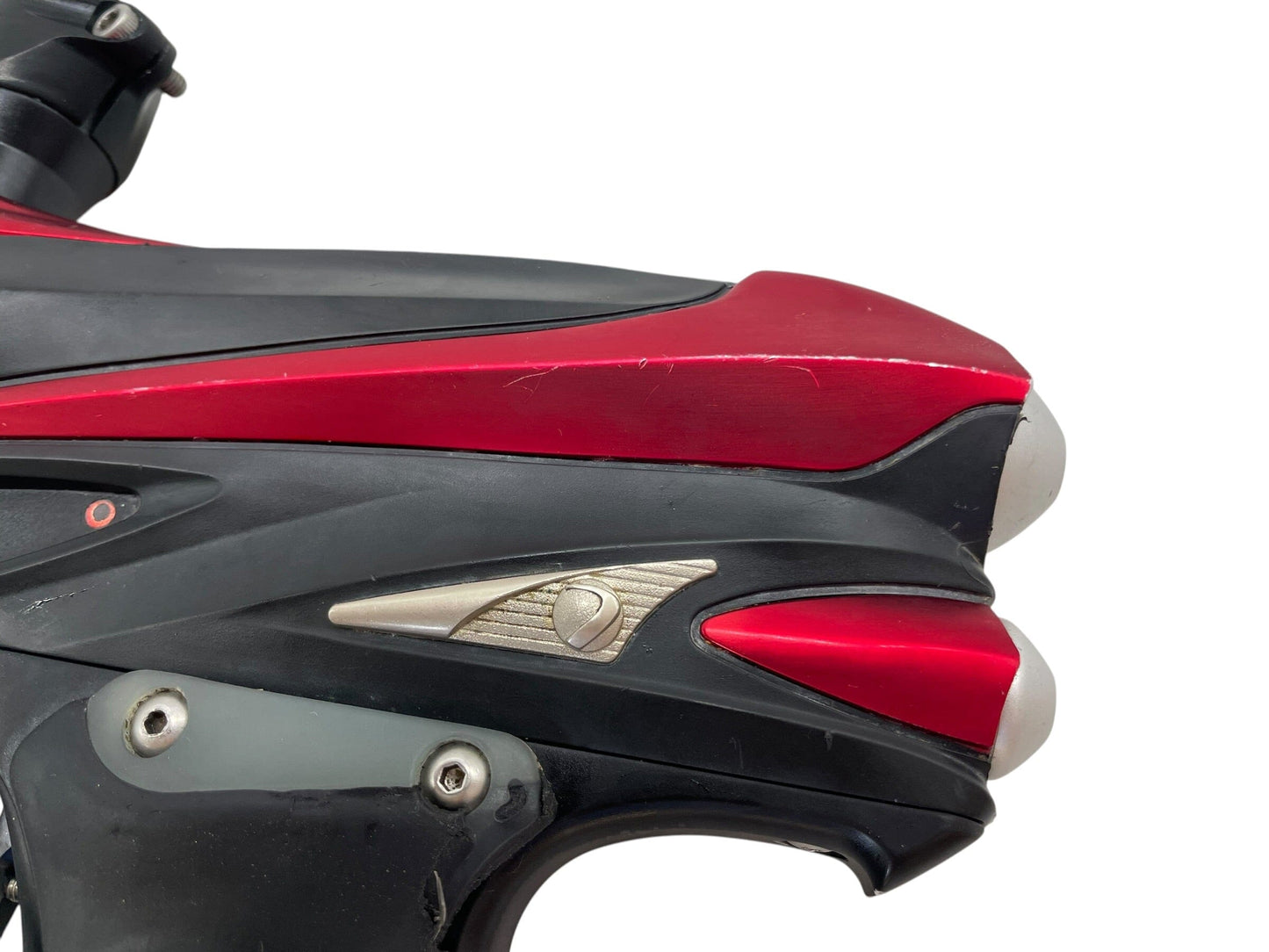 Used DYE DMC Black/Red Paintball Gun Paintball Gun from CPXBrosPaintball Buy/Sell/Trade Paintball Markers, New Paintball Guns, Paintball Hoppers, Paintball Masks, and Hormesis Headbands