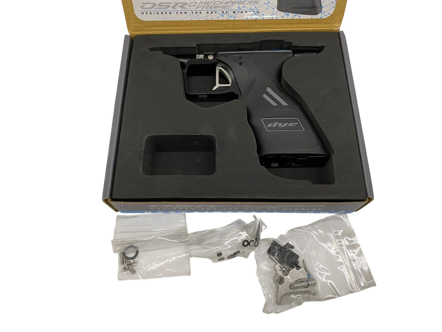 Used DYE DSR+/ DSR PRO Mech Frame Paintball Gun from CPXBrosPaintball Buy/Sell/Trade Paintball Markers, New Paintball Guns, Paintball Hoppers, Paintball Masks, and Hormesis Headbands