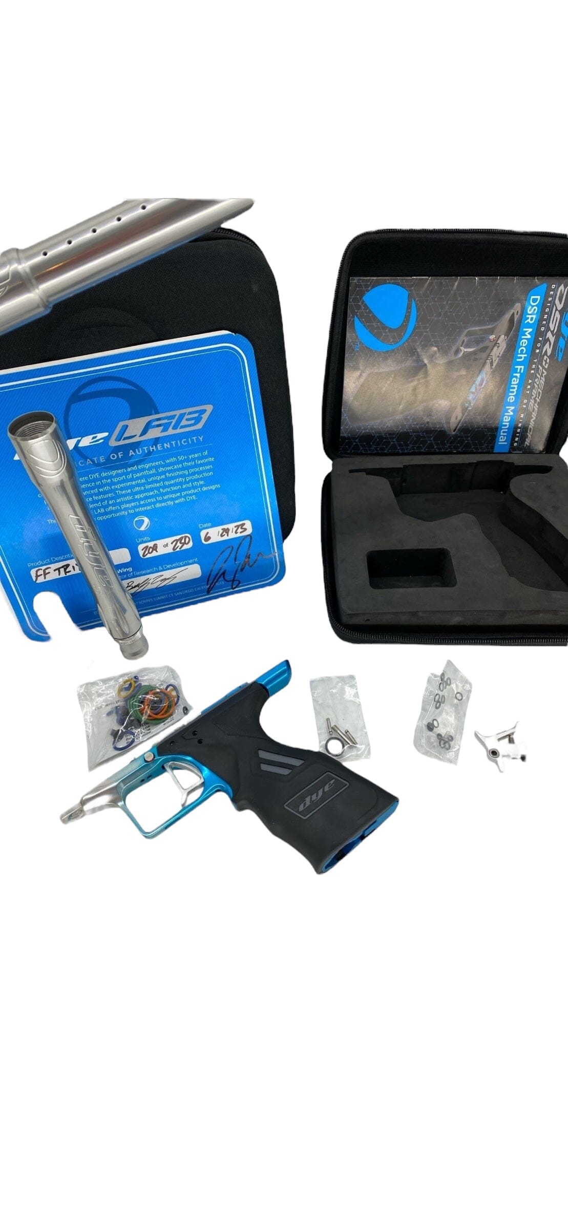 Used Dye Dsr Freeflow Trix Paintball Gun with Mech Kit Paintball Gun from CPXBrosPaintball Buy/Sell/Trade Paintball Markers, New Paintball Guns, Paintball Hoppers, Paintball Masks, and Hormesis Headbands