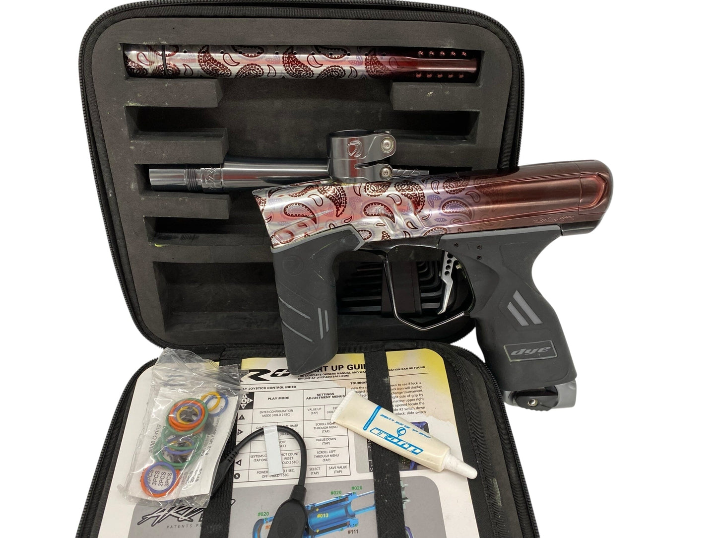 Used Dye Dsr+ Paintball Gun Bandana Paintball Gun from CPXBrosPaintball Buy/Sell/Trade Paintball Markers, New Paintball Guns, Paintball Hoppers, Paintball Masks, and Hormesis Headbands