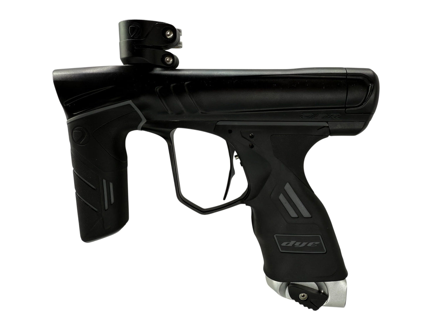 Used Dye Dsr+ Paintball Gun Black/Silver Paintball Gun from CPXBrosPaintball Buy/Sell/Trade Paintball Markers, New Paintball Guns, Paintball Hoppers, Paintball Masks, and Hormesis Headbands