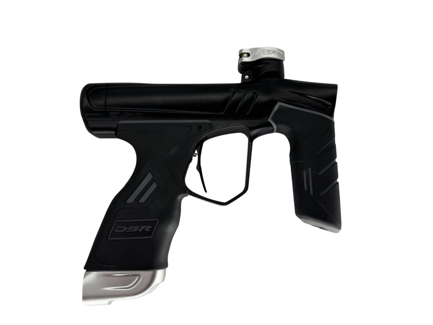 Used Dye Dsr+ Paintball Gun Black/Silver Paintball Gun from CPXBrosPaintball Buy/Sell/Trade Paintball Markers, New Paintball Guns, Paintball Hoppers, Paintball Masks, and Hormesis Headbands