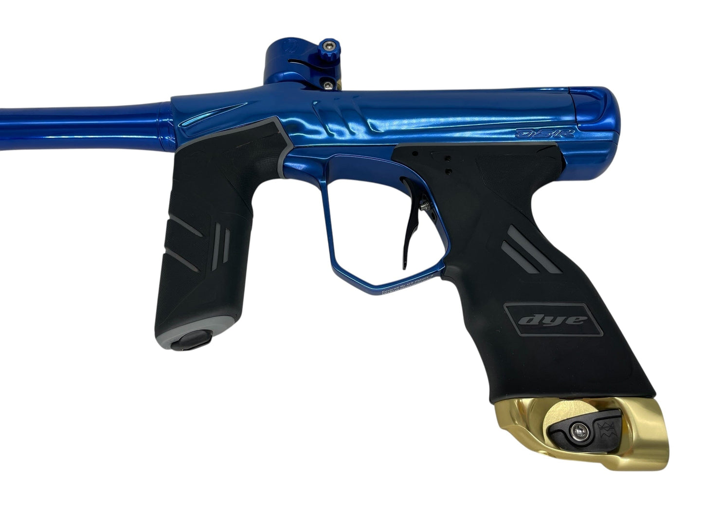Used Dye Dsr+ Paintball Gun Upgraded Blue/Gold Paintball Gun from CPXBrosPaintball Buy/Sell/Trade Paintball Markers, New Paintball Guns, Paintball Hoppers, Paintball Masks, and Hormesis Headbands