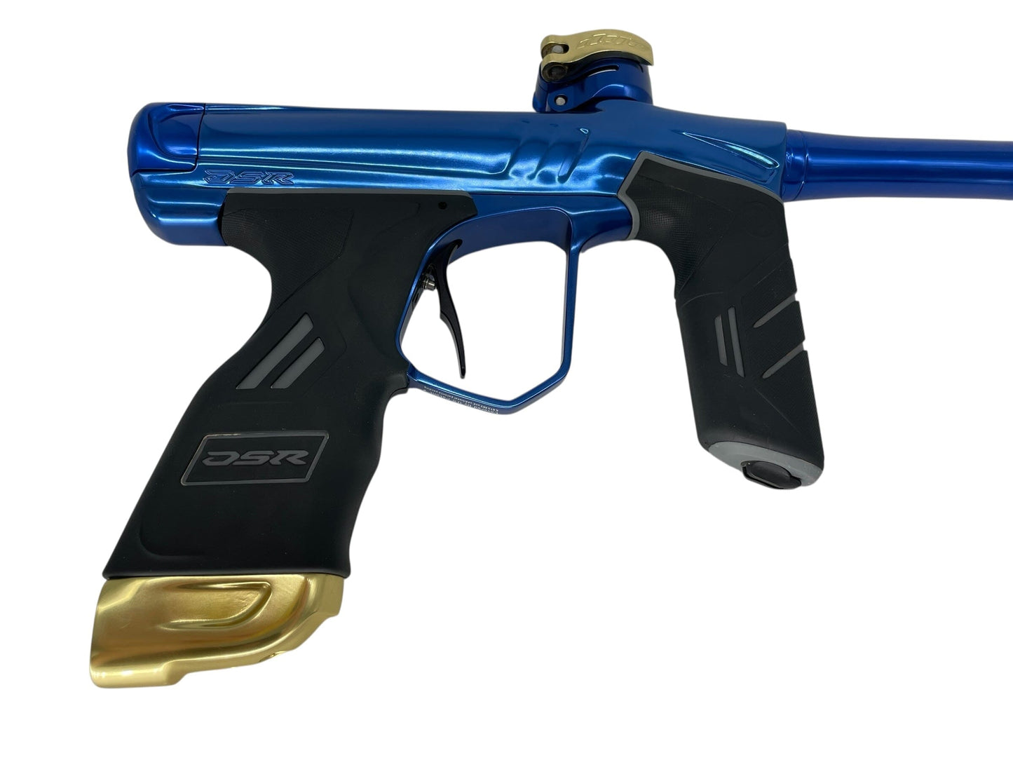 Used Dye Dsr+ Paintball Gun Upgraded Blue/Gold Paintball Gun from CPXBrosPaintball Buy/Sell/Trade Paintball Markers, New Paintball Guns, Paintball Hoppers, Paintball Masks, and Hormesis Headbands