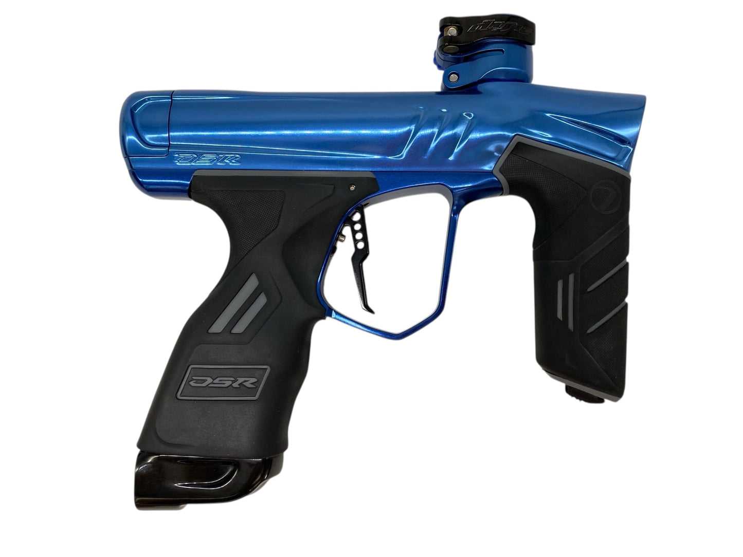 Used Dye Dsr+ Paintball Upgraded Gun Blue/Black Paintball Gun from CPXBrosPaintball Buy/Sell/Trade Paintball Markers, New Paintball Guns, Paintball Hoppers, Paintball Masks, and Hormesis Headbands