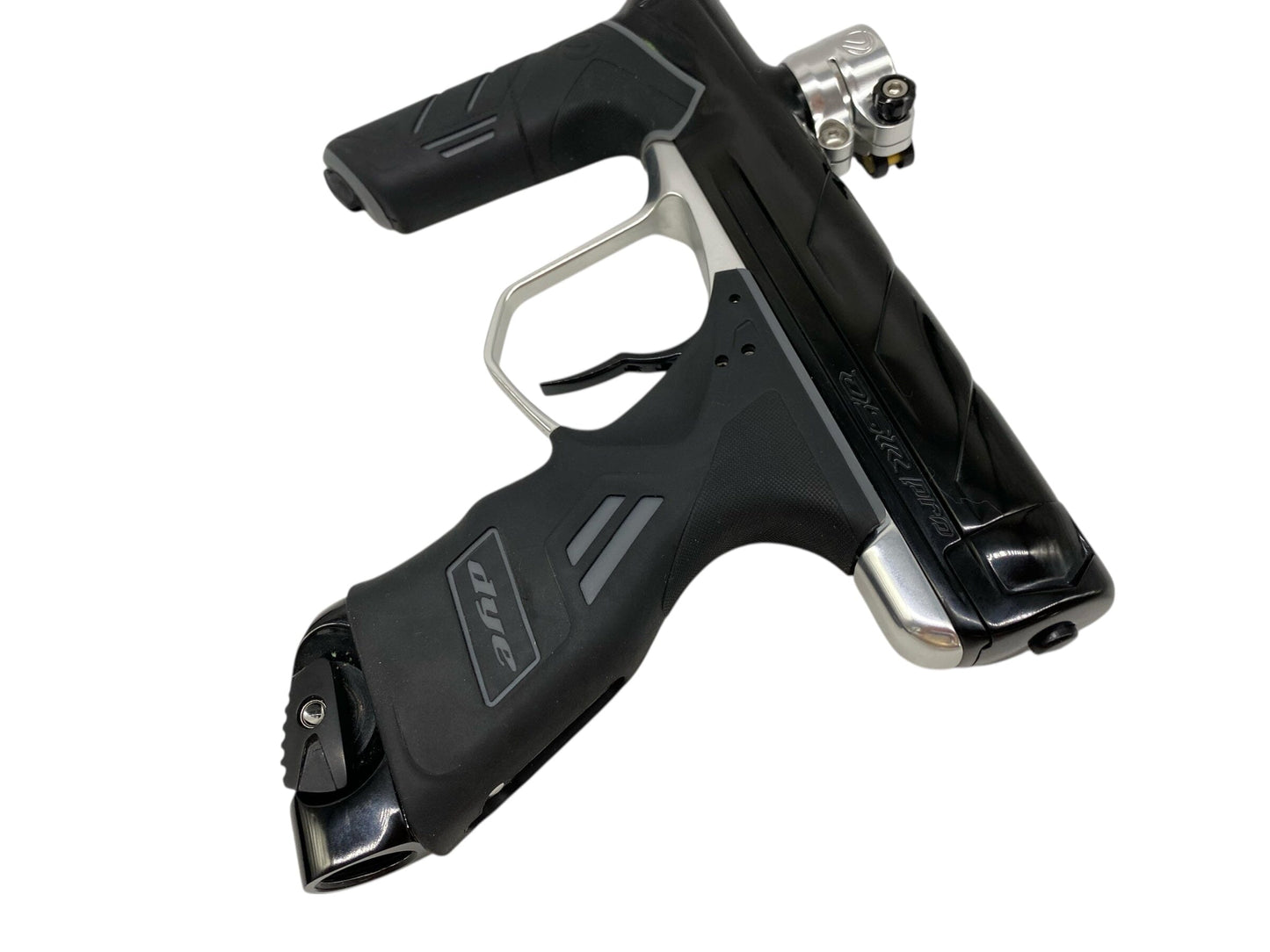 Used Dye Dsr Pro Paintball Gun Black/Silver Paintball Gun from CPXBrosPaintball Buy/Sell/Trade Paintball Markers, New Paintball Guns, Paintball Hoppers, Paintball Masks, and Hormesis Headbands