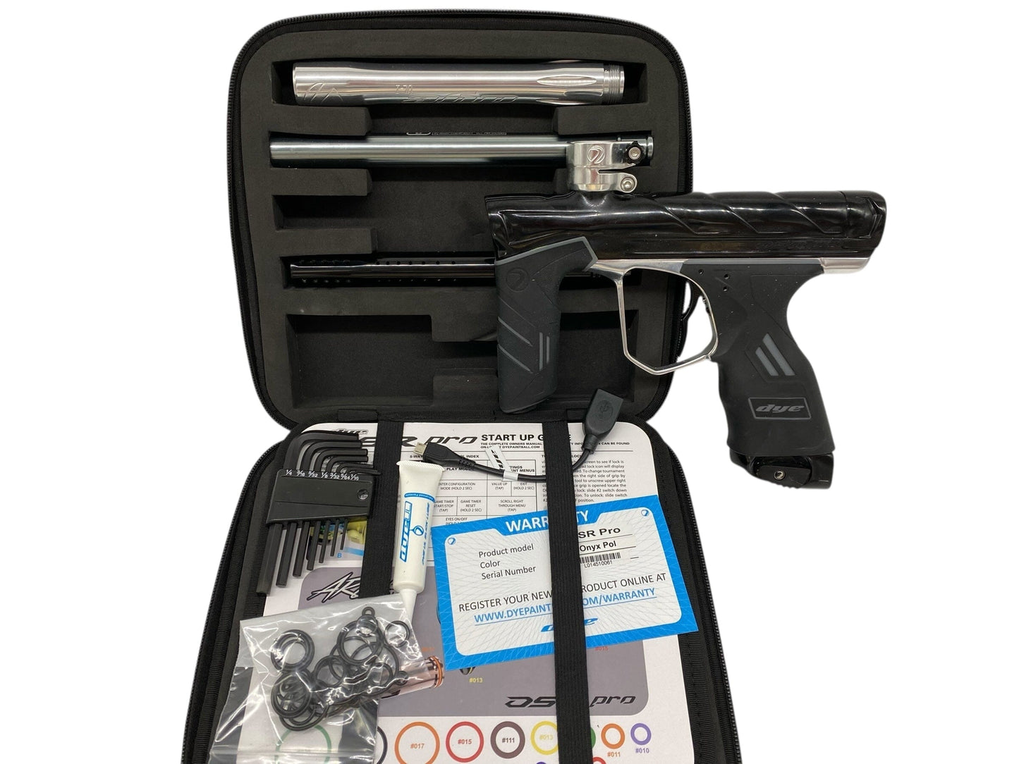 Used Dye Dsr Pro Paintball Gun Black/Silver Paintball Gun from CPXBrosPaintball Buy/Sell/Trade Paintball Markers, New Paintball Guns, Paintball Hoppers, Paintball Masks, and Hormesis Headbands