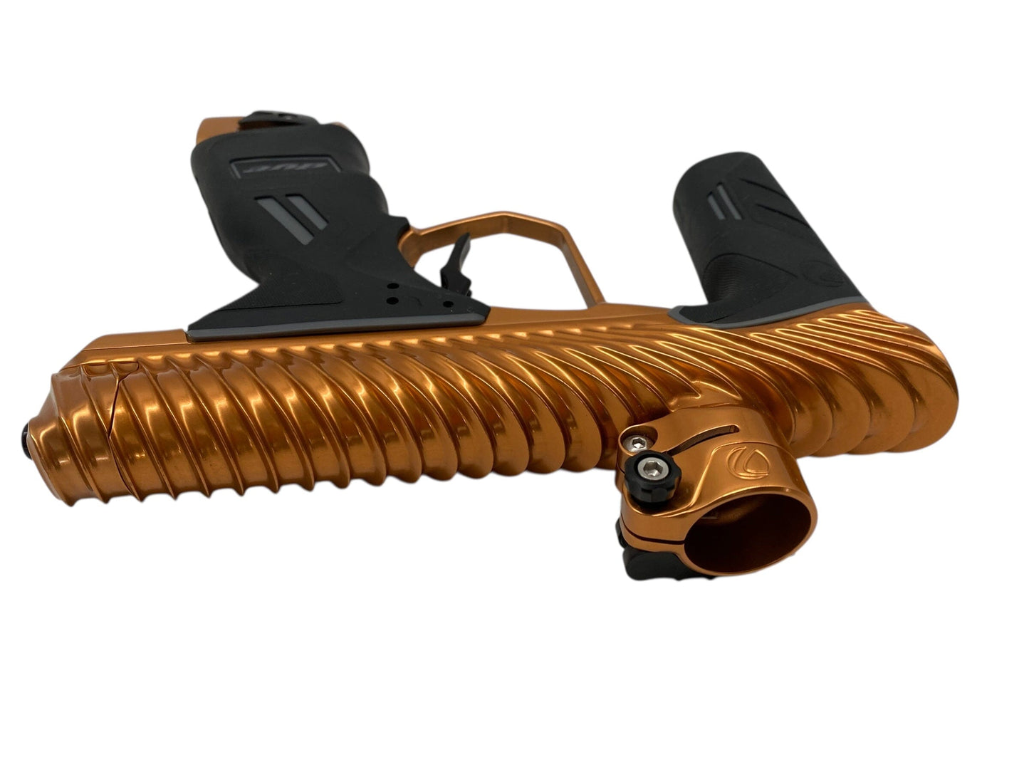 Used Dye Dsr+ TWISTER Paintball Gun with Mech Frame Gloss Bronze Paintball Gun from CPXBrosPaintball Buy/Sell/Trade Paintball Markers, New Paintball Guns, Paintball Hoppers, Paintball Masks, and Hormesis Headbands