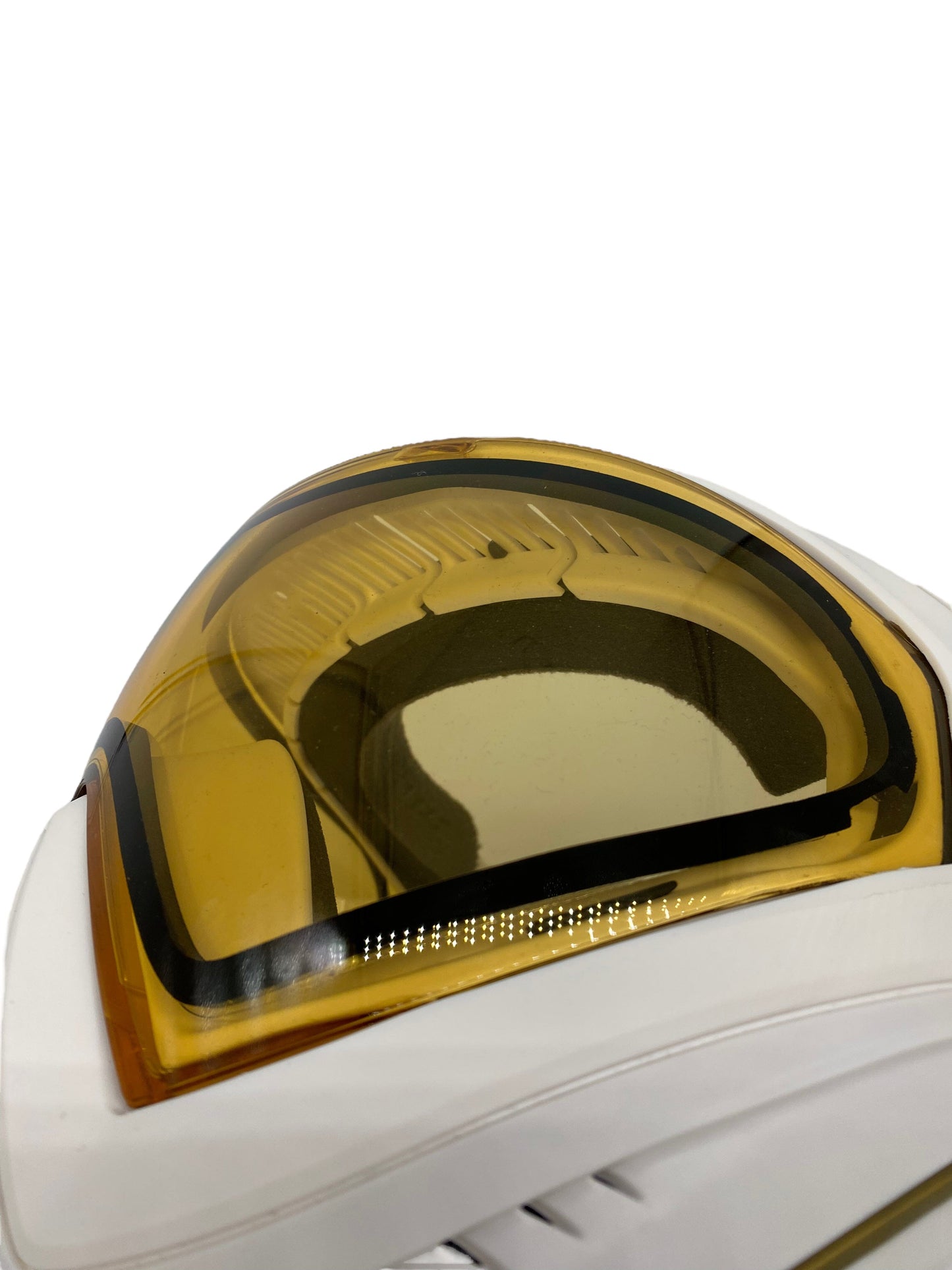 Used DYE Invision I5 Paintball Goggle System White Gold w/ Case Paintball Gun from CPXBrosPaintball Buy/Sell/Trade Paintball Markers, Paintball Hoppers, Paintball Masks, and Hormesis Headbands