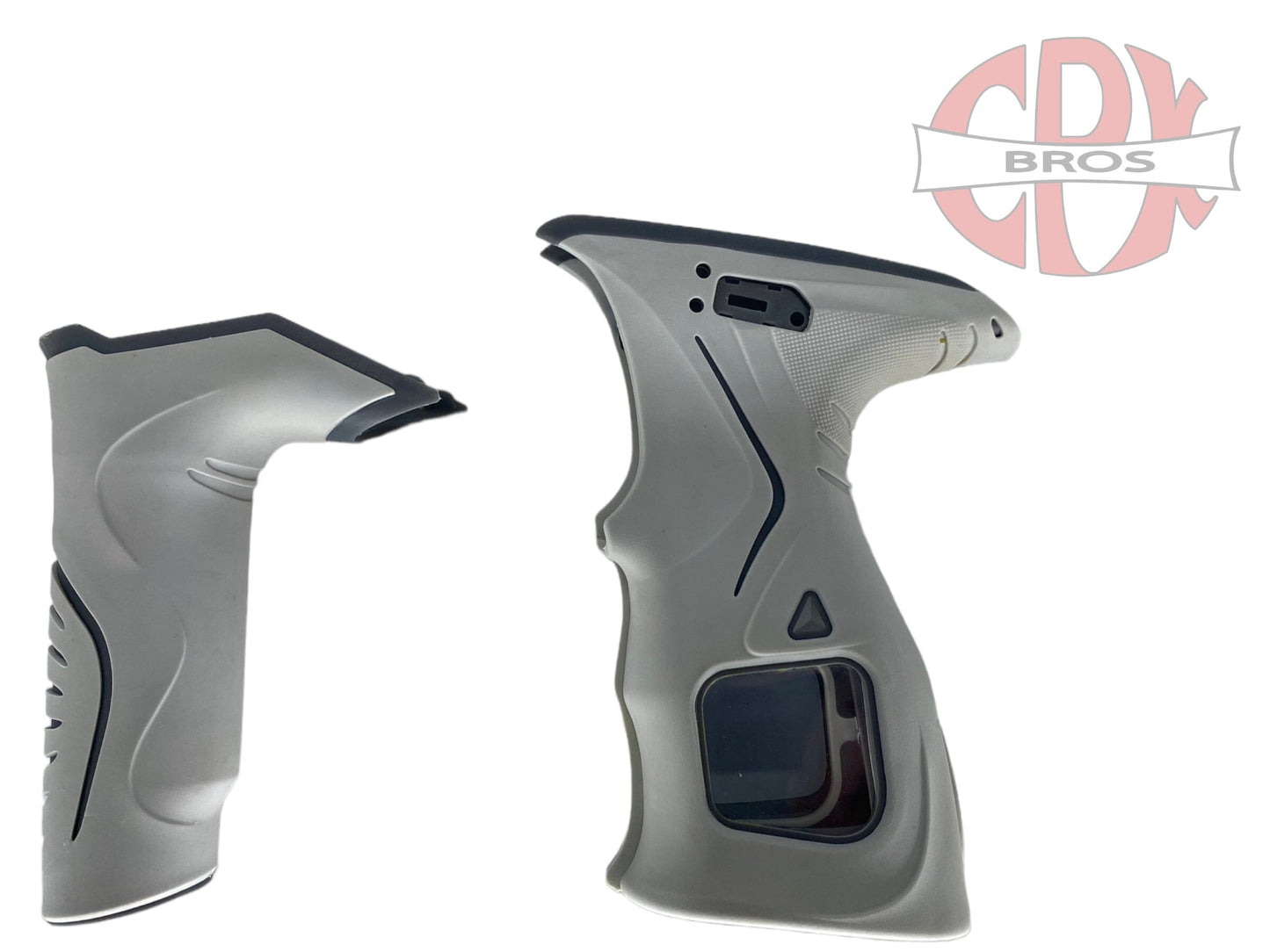 Used Dye M2 Mosair / M3S / M3+ / DLS - Sticky Grip Set - White / Grey - Paintball Paintball Gun from CPXBrosPaintball Buy/Sell/Trade Paintball Markers, Paintball Hoppers, Paintball Masks, and Hormesis Headbands