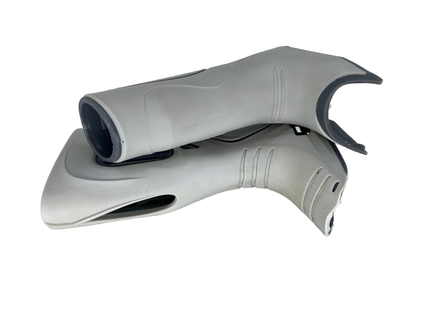 Used Dye M2 Mosair / M3S / M3+ / DLS - Sticky Grip Set - White / Grey - Paintball Paintball Gun from CPXBrosPaintball Buy/Sell/Trade Paintball Markers, Paintball Hoppers, Paintball Masks, and Hormesis Headbands