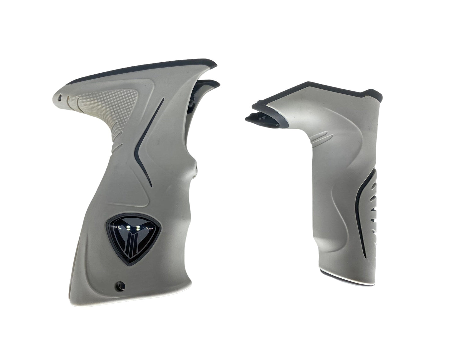 Used Dye M2 Mosair / M3S / M3+ / DLS - Sticky Grip Set - White / Grey - Paintball Paintball Gun from CPXBrosPaintball Buy/Sell/Trade Paintball Markers, Paintball Hoppers, Paintball Masks, and Hormesis Headbands