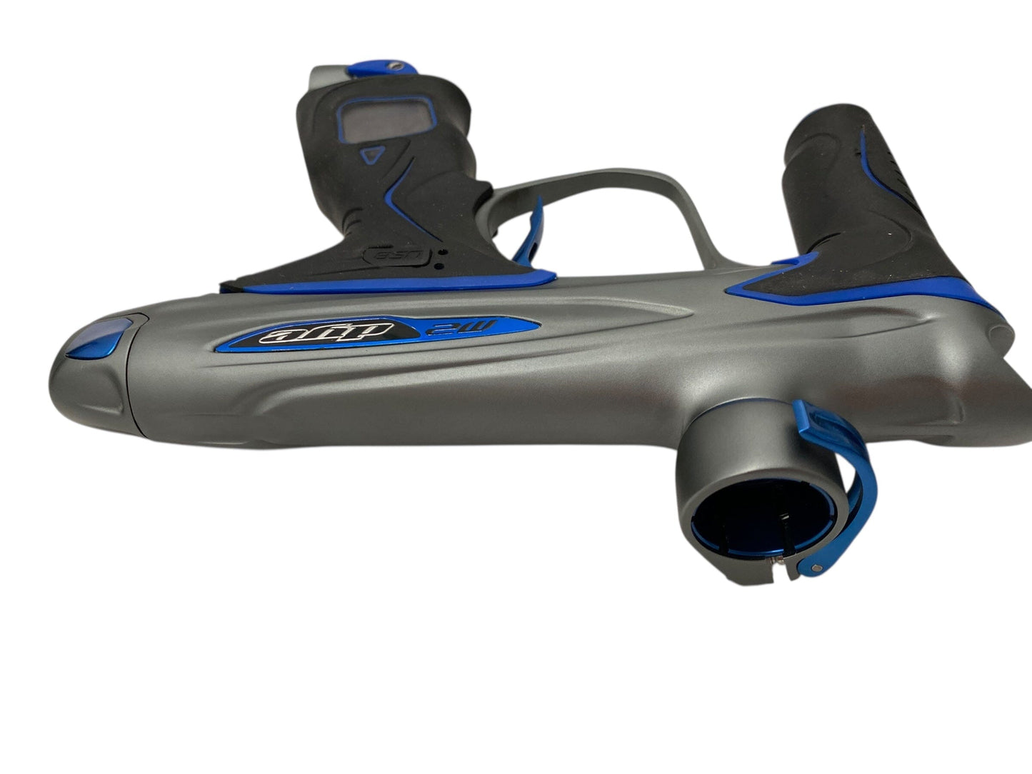 Used Dye M2 Paintball Gun Grey/Blue Paintball Gun from CPXBrosPaintball Buy/Sell/Trade Paintball Markers, New Paintball Guns, Paintball Hoppers, Paintball Masks, and Hormesis Headbands