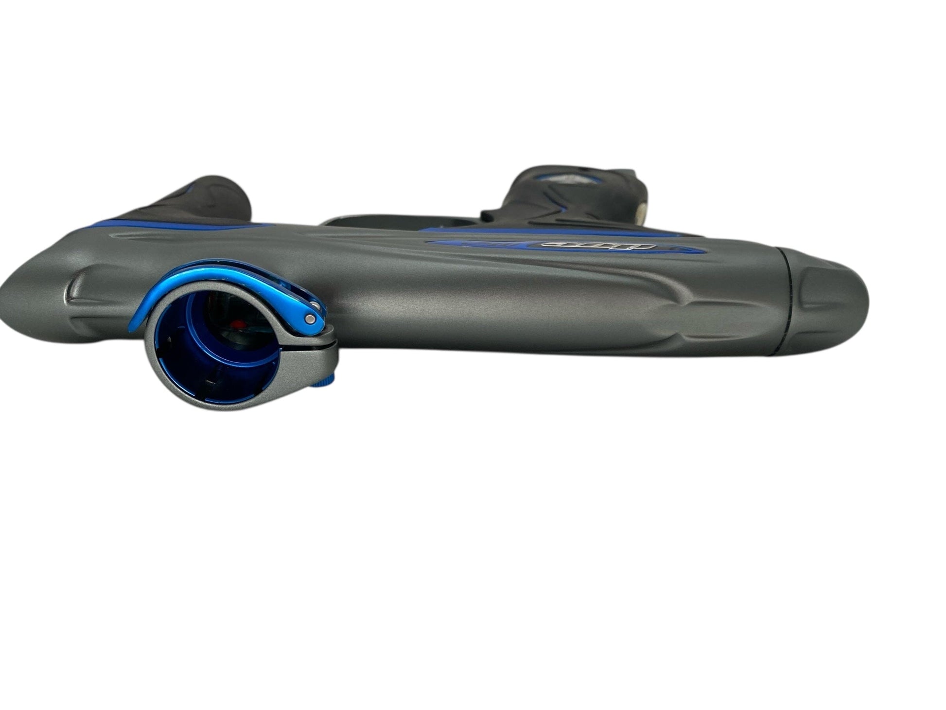 Used Dye M2 Paintball Gun Grey/Blue Paintball Gun from CPXBrosPaintball Buy/Sell/Trade Paintball Markers, New Paintball Guns, Paintball Hoppers, Paintball Masks, and Hormesis Headbands