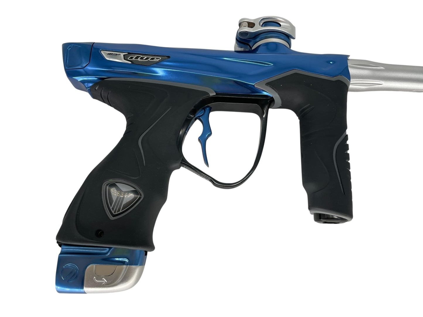 Used Dye M3+ Paintball Gun Blue/Silver Paintball Gun from CPXBrosPaintball Buy/Sell/Trade Paintball Markers, New Paintball Guns, Paintball Hoppers, Paintball Masks, and Hormesis Headbands
