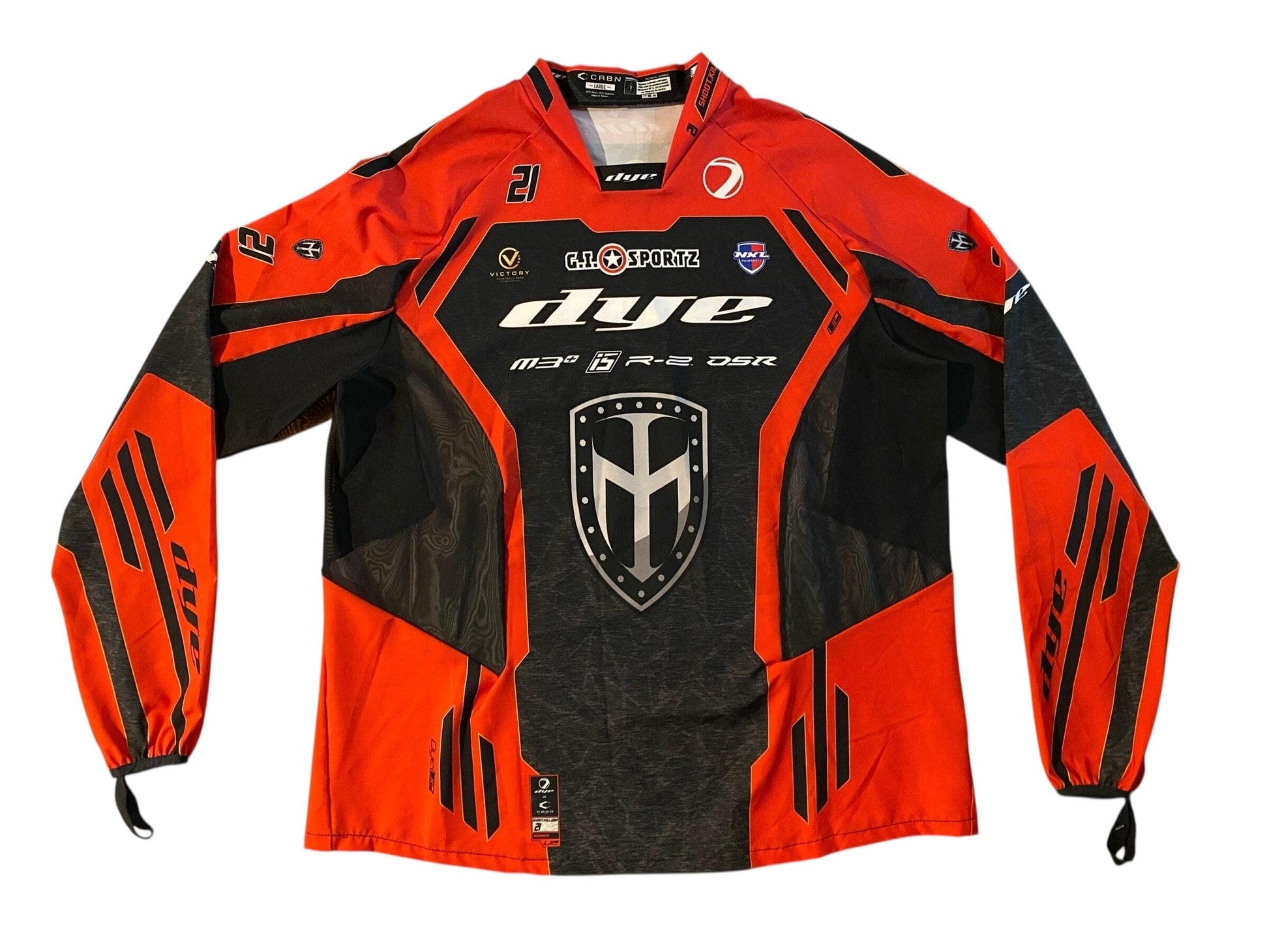 Used Dye UL-C IRONMEN-SHOOT KILL WIN-Paintball Jersey size Large Paintball Gun from CPXBrosPaintball Buy/Sell/Trade Paintball Markers, New Paintball Guns, Paintball Hoppers, Paintball Masks, and Hormesis Headbands