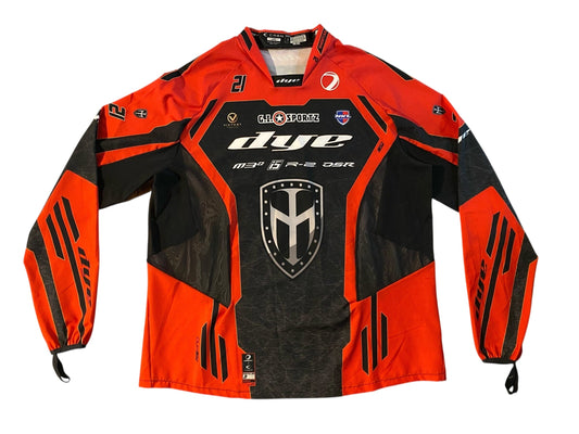 Used Dye UL-C IRONMEN-SHOOT KILL WIN-Paintball Jersey size Large Paintball Gun from CPXBrosPaintball Buy/Sell/Trade Paintball Markers, New Paintball Guns, Paintball Hoppers, Paintball Masks, and Hormesis Headbands
