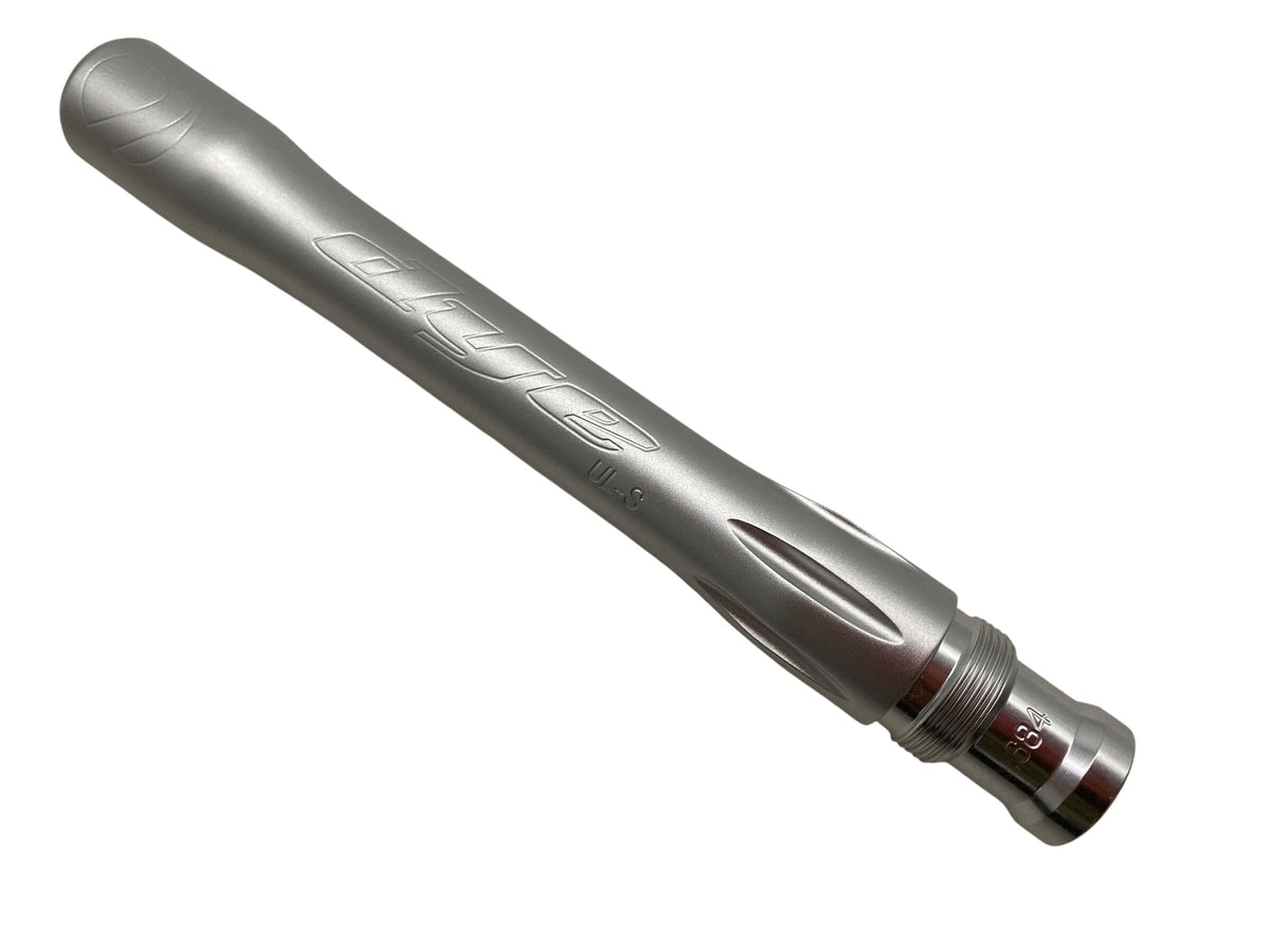 Used Dye UL-S Barrel Back - .688 - Dust Silver Paintball Gun from CPXBrosPaintball Buy/Sell/Trade Paintball Markers, New Paintball Guns, Paintball Hoppers, Paintball Masks, and Hormesis Headbands