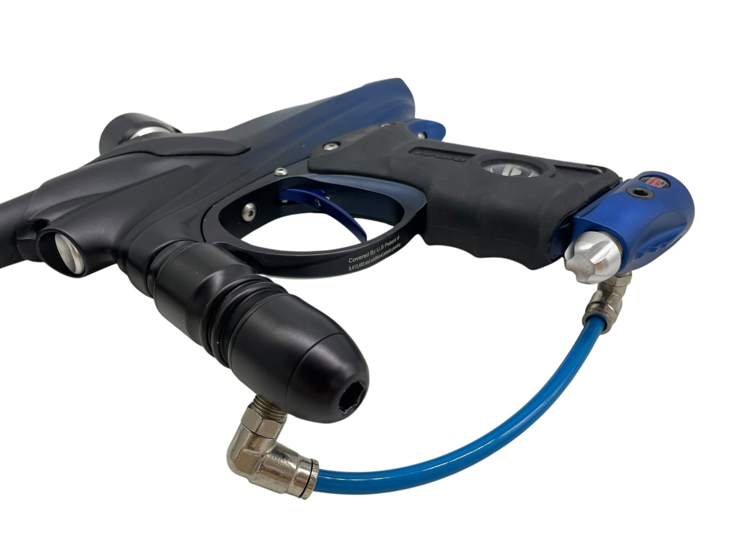 Used DYE/PROTO PM6 Blue to Black Fade Paintball Gun Paintball Gun from CPXBrosPaintball Buy/Sell/Trade Paintball Markers, New Paintball Guns, Paintball Hoppers, Paintball Masks, and Hormesis Headbands
