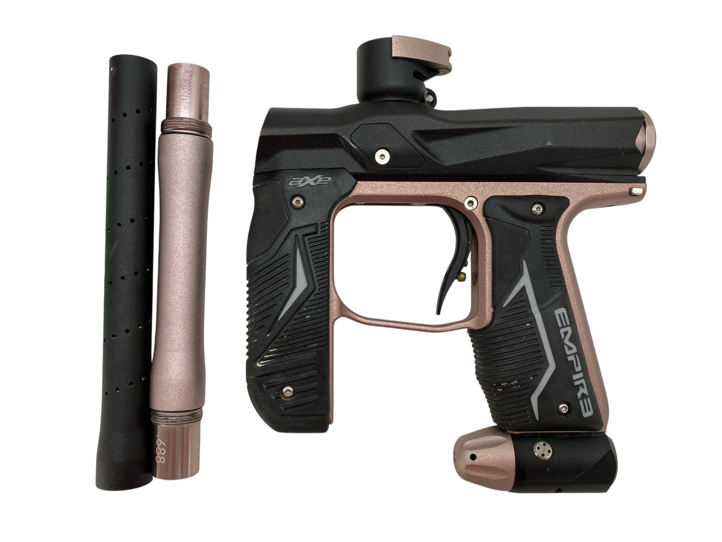 Used Empire Axe 2.0 Paintball Gun Black/Brown Paintball Gun from CPXBrosPaintball Buy/Sell/Trade Paintball Markers, New Paintball Guns, Paintball Hoppers, Paintball Masks, and Hormesis Headbands