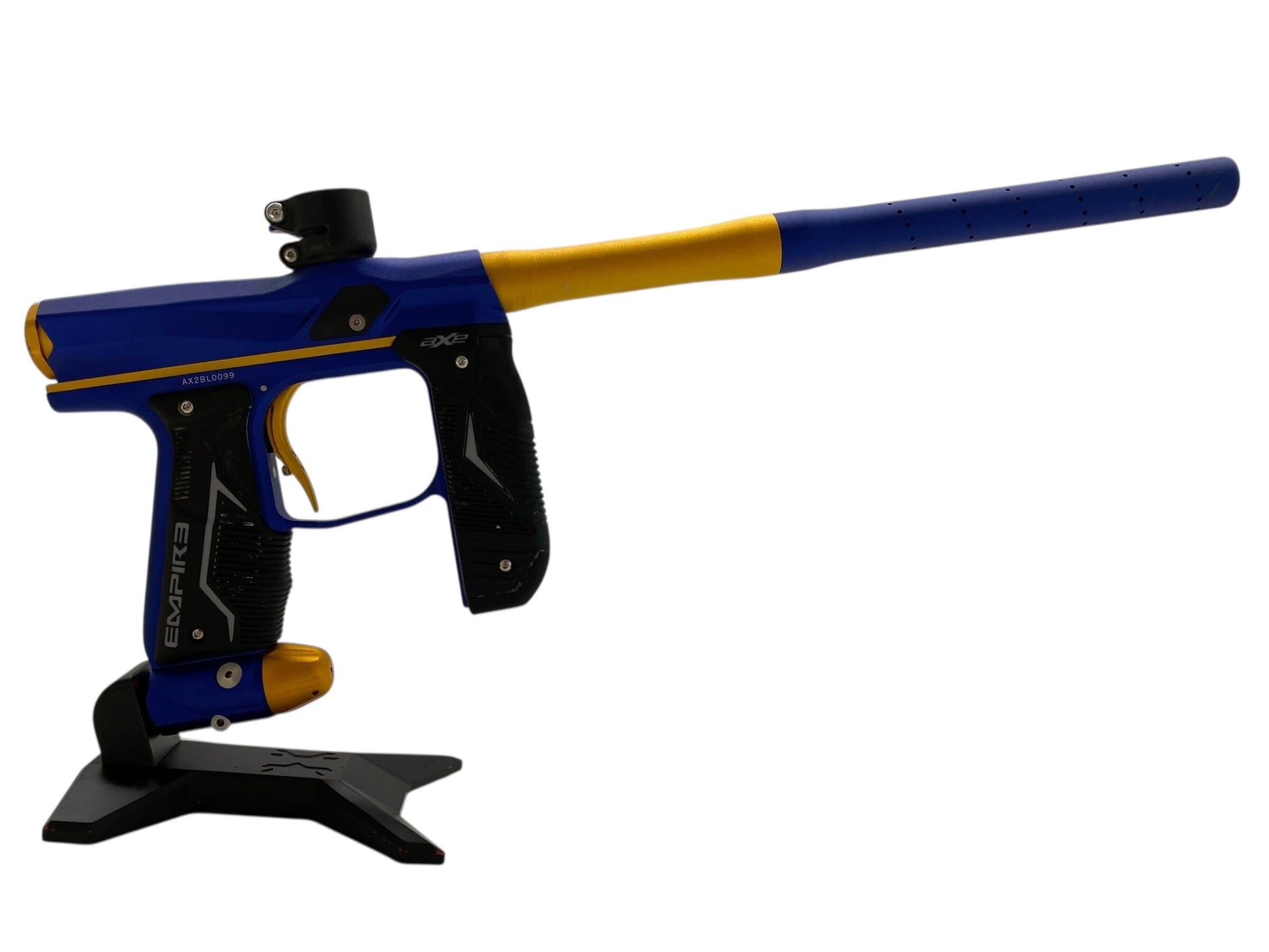Used Empire Axe 2.0 Paintball Gun Blue/Gold Paintball Gun from CPXBrosPaintball Buy/Sell/Trade Paintball Markers, New Paintball Guns, Paintball Hoppers, Paintball Masks, and Hormesis Headbands