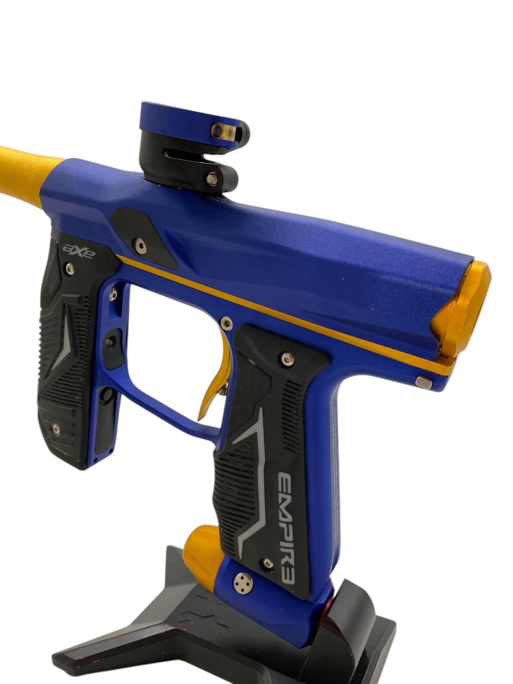 Used Empire Axe 2.0 Paintball Gun Blue/Gold Paintball Gun from CPXBrosPaintball Buy/Sell/Trade Paintball Markers, New Paintball Guns, Paintball Hoppers, Paintball Masks, and Hormesis Headbands