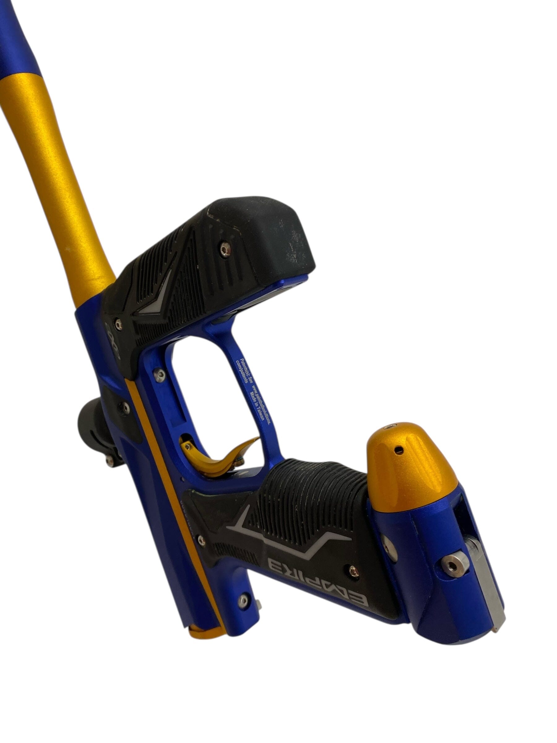 Used Empire Axe 2.0 Paintball Gun Blue/Gold Paintball Gun from CPXBrosPaintball Buy/Sell/Trade Paintball Markers, New Paintball Guns, Paintball Hoppers, Paintball Masks, and Hormesis Headbands