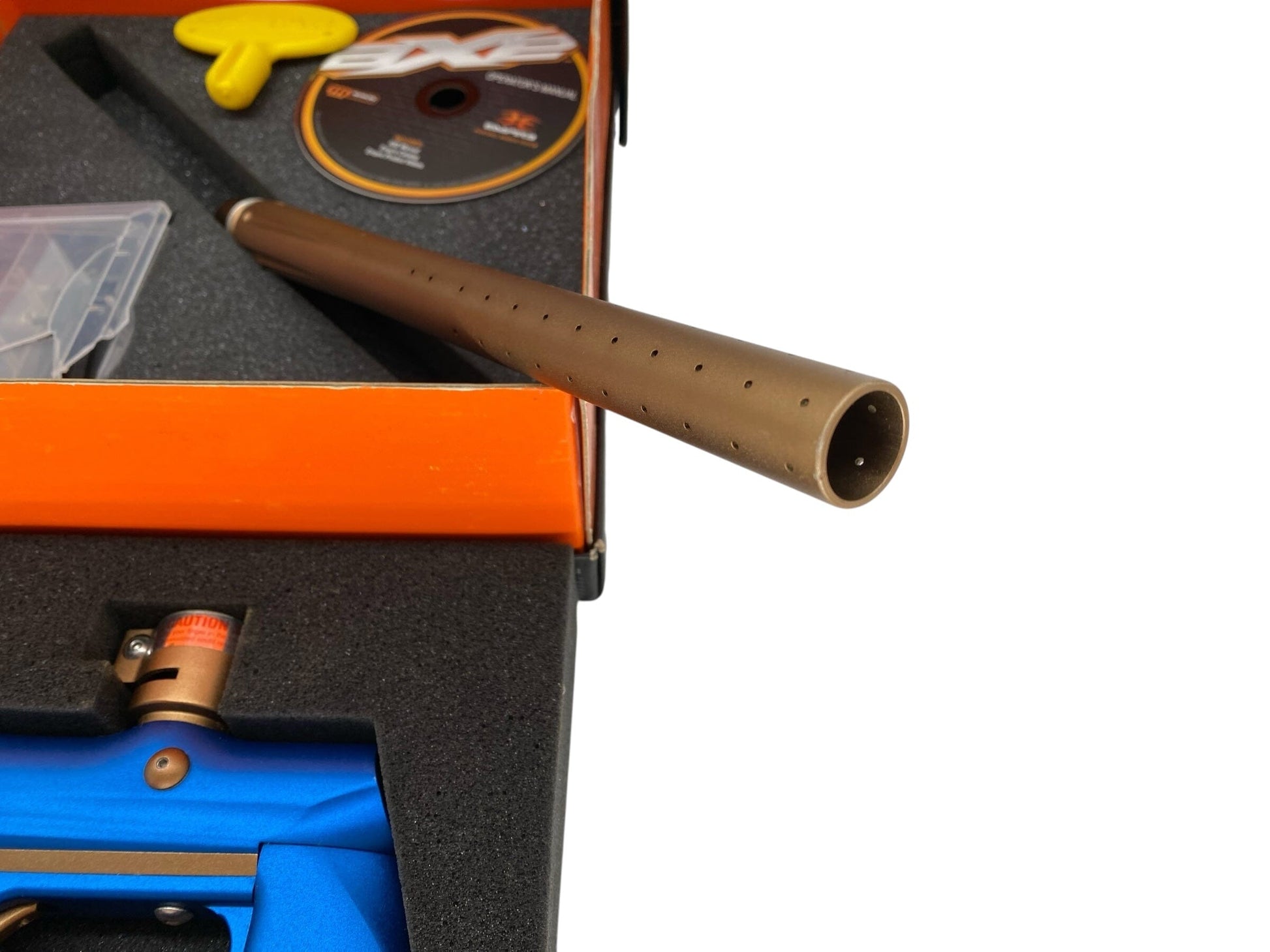 Used Empire Axe Paintball Gun Blue/Bronze Paintball Gun from CPXBrosPaintball Buy/Sell/Trade Paintball Markers, New Paintball Guns, Paintball Hoppers, Paintball Masks, and Hormesis Headbands