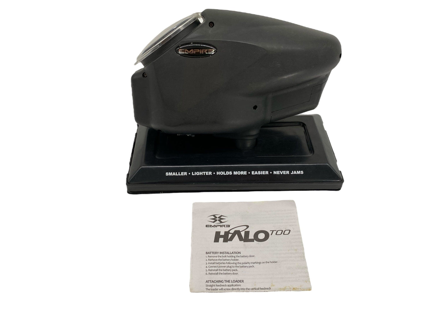 Used Empire Halo Too Paintball Hopper Loader Paintball Gun from CPXBrosPaintball Buy/Sell/Trade Paintball Markers, New Paintball Guns, Paintball Hoppers, Paintball Masks, and Hormesis Headbands