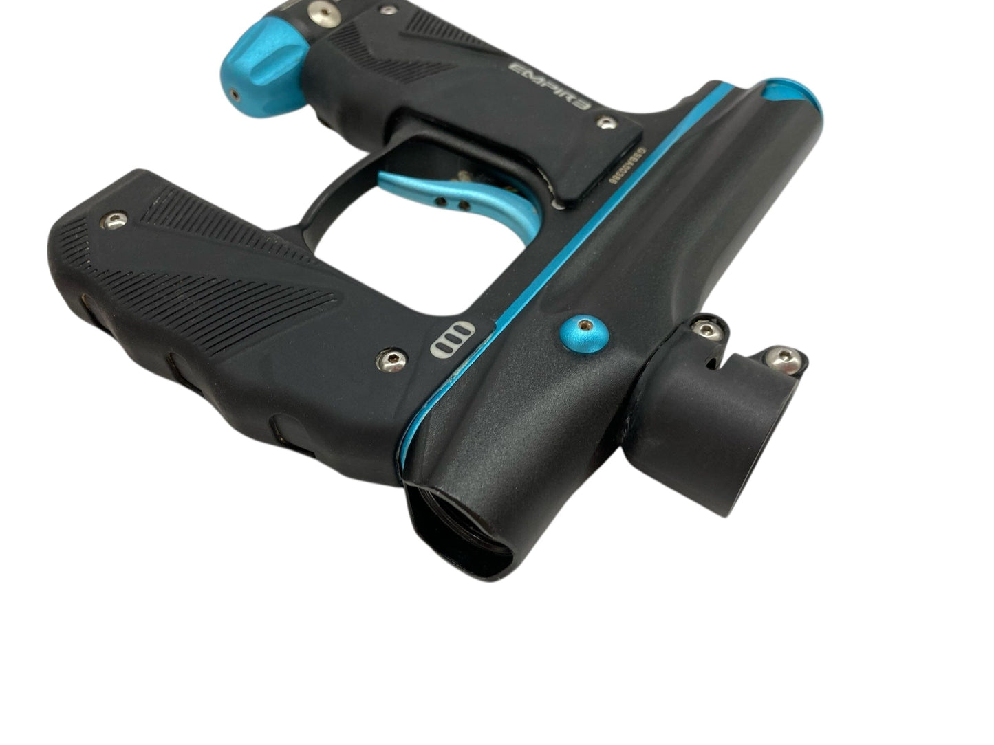 Used Empire Mini Gs Paintball Gun Black/Teal Paintball Gun from CPXBrosPaintball Buy/Sell/Trade Paintball Markers, New Paintball Guns, Paintball Hoppers, Paintball Masks, and Hormesis Headbands