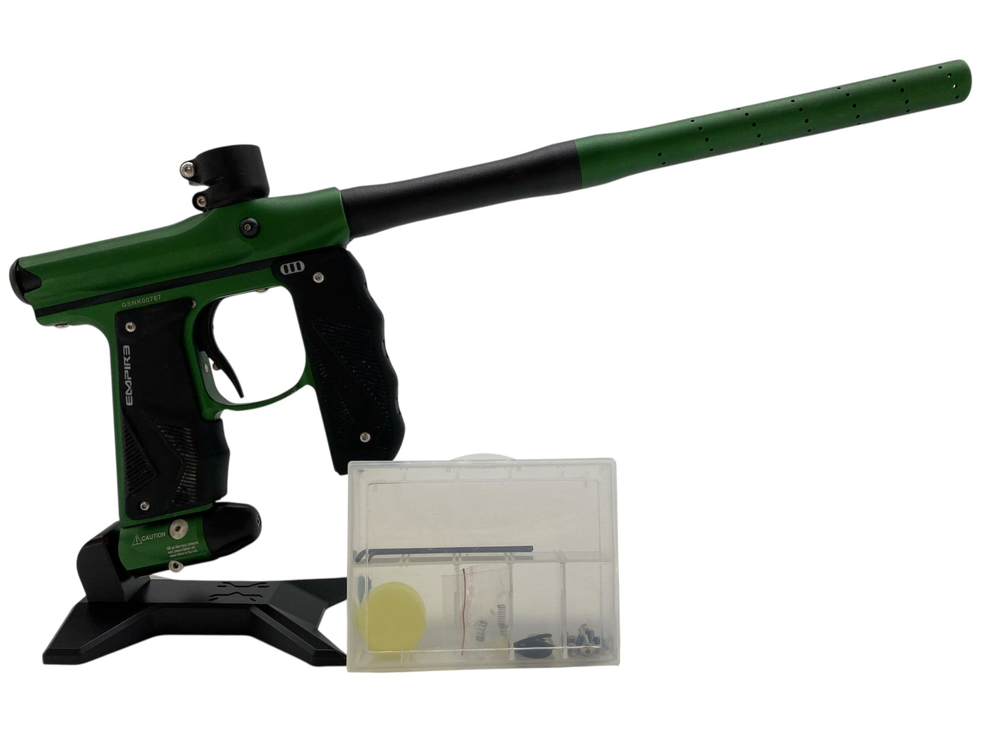 Used Empire Mini Gs Paintball Gun Green/Black Paintball Gun from CPXBrosPaintball Buy/Sell/Trade Paintball Markers, New Paintball Guns, Paintball Hoppers, Paintball Masks, and Hormesis Headbands