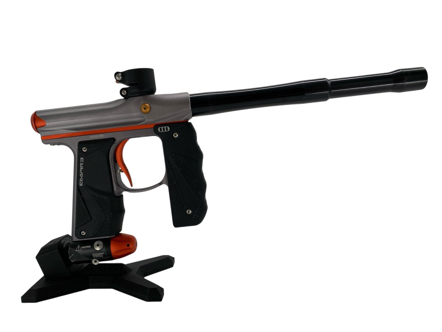 Used Empire Mini GS Paintball Gun Grey/Orange Paintball Gun from CPXBrosPaintball Buy/Sell/Trade Paintball Markers, New Paintball Guns, Paintball Hoppers, Paintball Masks, and Hormesis Headbands