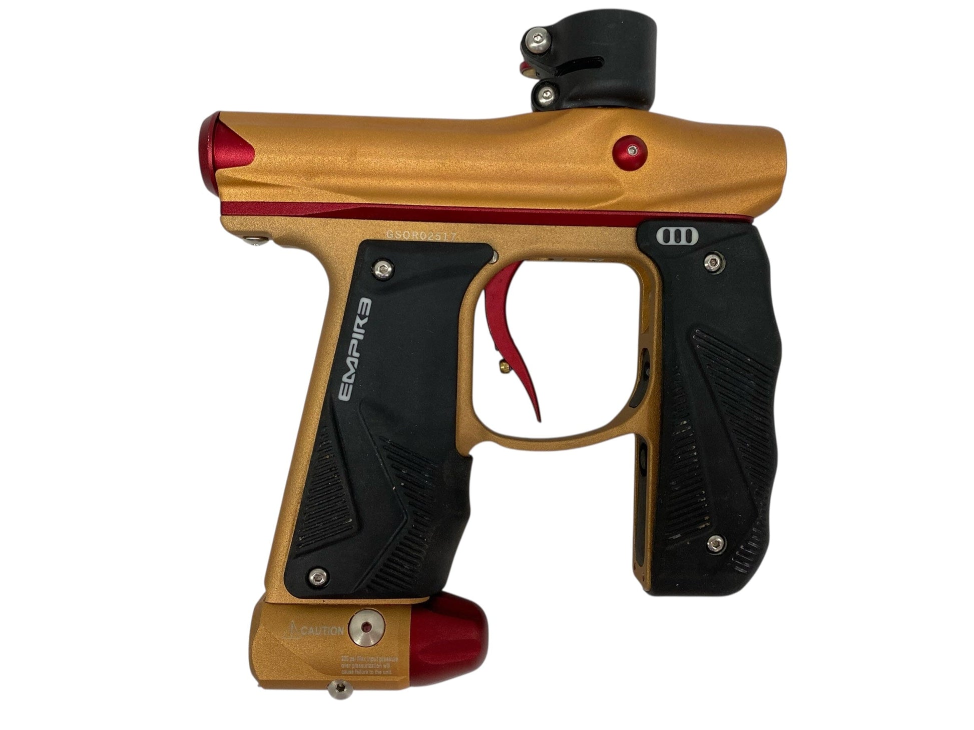 Used Empire Mini Gs Paintball Gun Orange/Red Paintball Gun from CPXBrosPaintball Buy/Sell/Trade Paintball Markers, New Paintball Guns, Paintball Hoppers, Paintball Masks, and Hormesis Headbands