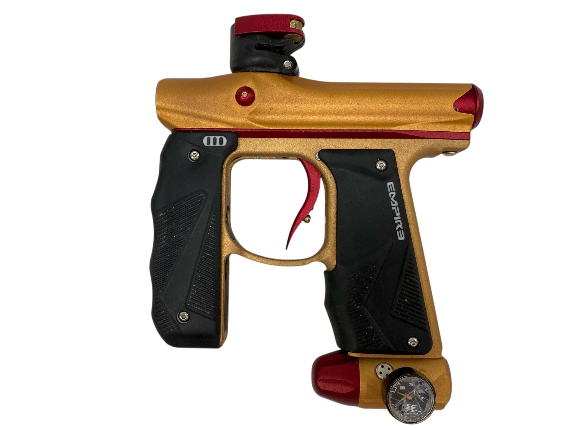 Used Empire Mini Gs Paintball Gun Orange/Red Paintball Gun from CPXBrosPaintball Buy/Sell/Trade Paintball Markers, New Paintball Guns, Paintball Hoppers, Paintball Masks, and Hormesis Headbands