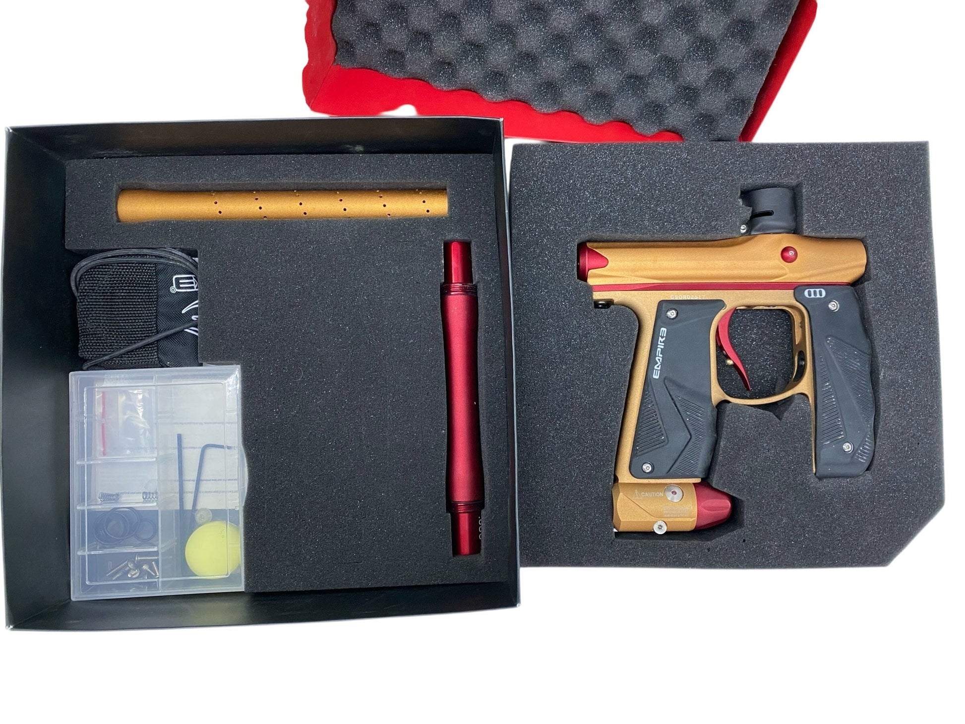 Used Empire Mini Gs Paintball Gun Orange/Red Paintball Gun from CPXBrosPaintball Buy/Sell/Trade Paintball Markers, New Paintball Guns, Paintball Hoppers, Paintball Masks, and Hormesis Headbands