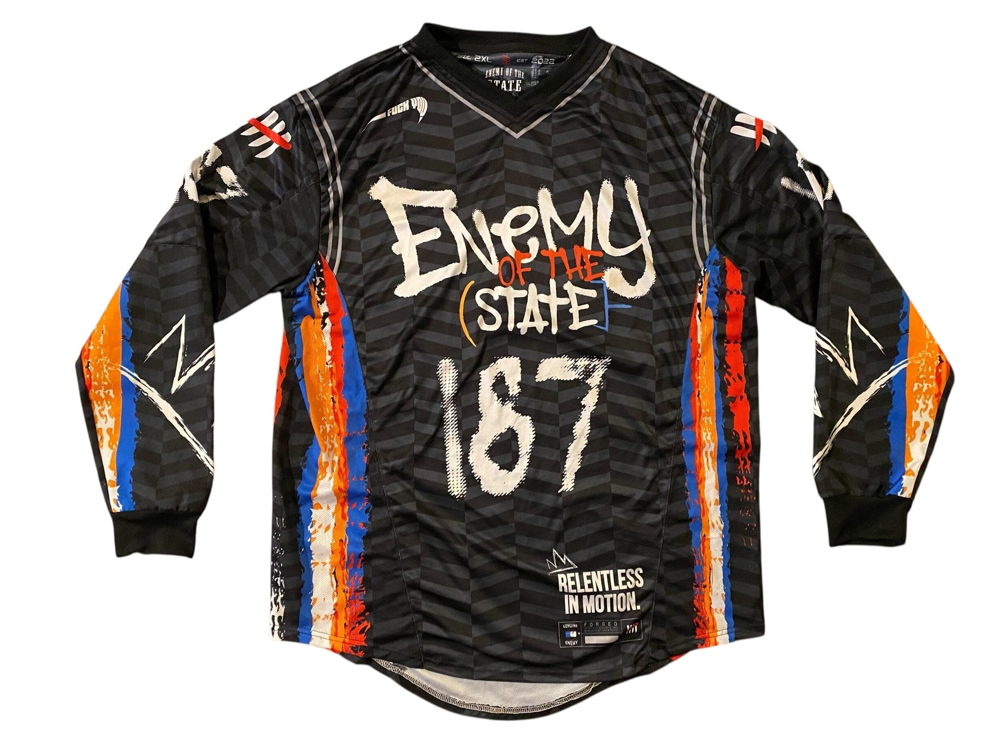 Used Enemy Of The State Paintball Jersey - Size 2XL Paintball Gun from CPXBrosPaintball Buy/Sell/Trade Paintball Markers, New Paintball Guns, Paintball Hoppers, Paintball Masks, and Hormesis Headbands