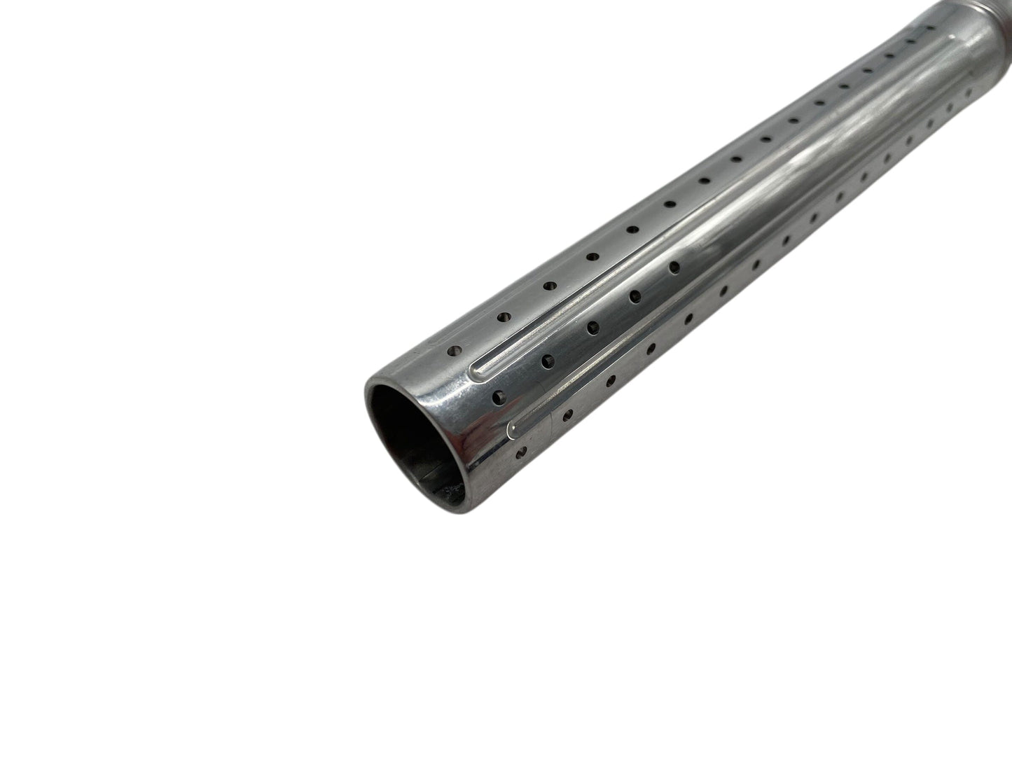 Used Field One 14" Acculock Rail Barrel Tip - Gloss Silver Paintball Gun from CPXBrosPaintball Buy/Sell/Trade Paintball Markers, New Paintball Guns, Paintball Hoppers, Paintball Masks, and Hormesis Headbands