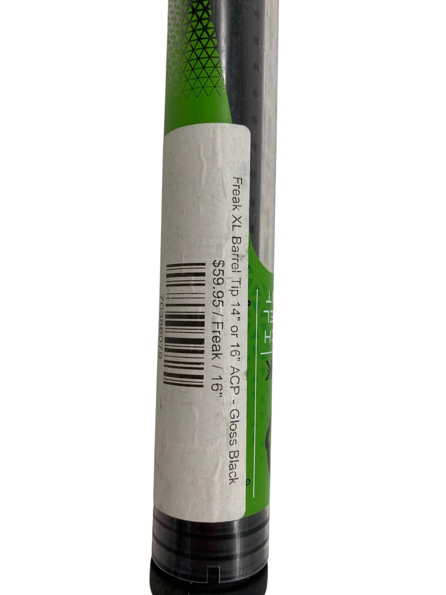 Used Freak XL ACP Barrel Front /Tip - 16" - .685 Black Paintball Gun from CPXBrosPaintball Buy/Sell/Trade Paintball Markers, New Paintball Guns, Paintball Hoppers, Paintball Masks, and Hormesis Headbands
