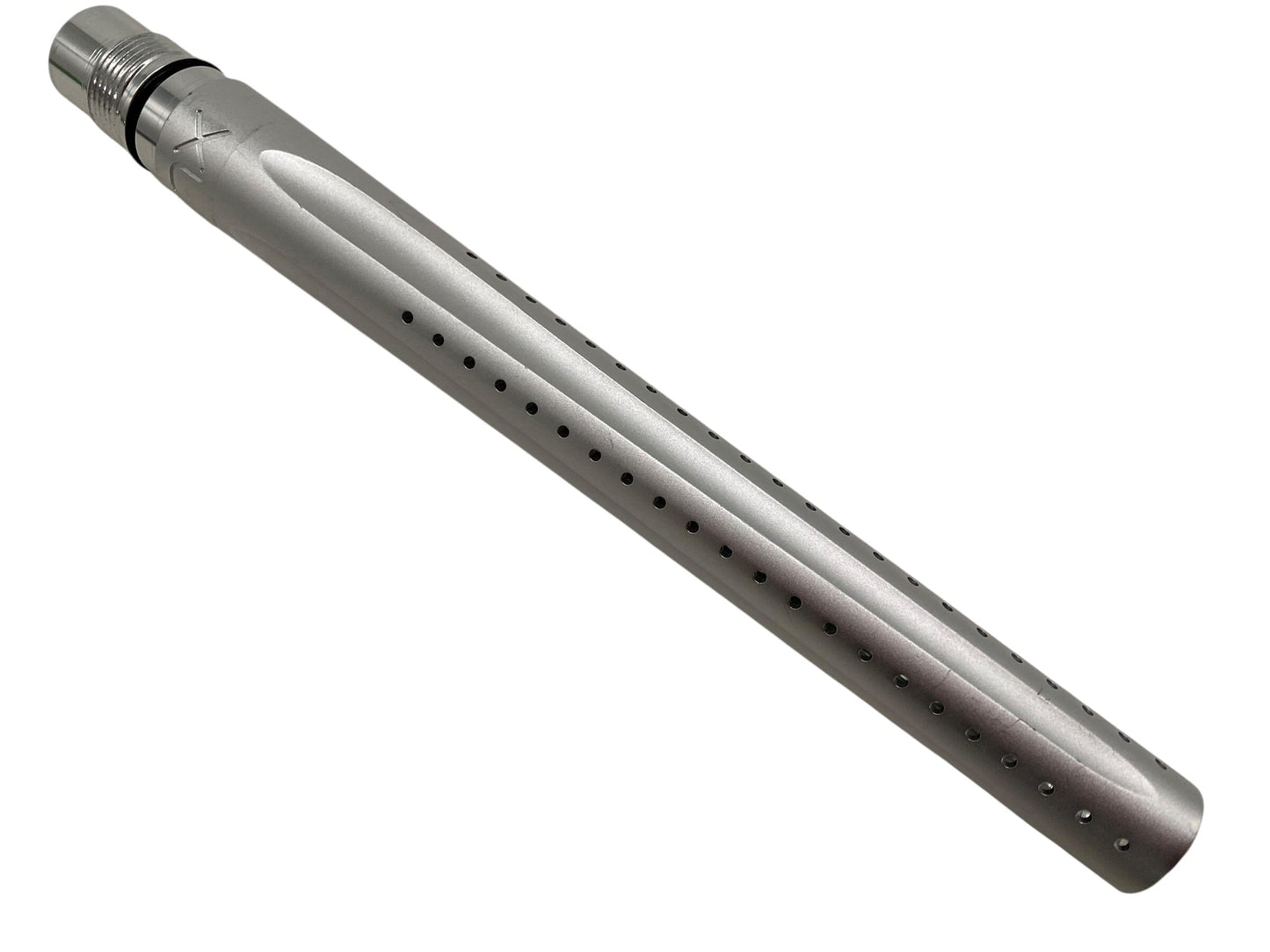 Used Freak XL Barrel Front / Tip -14" - Dust Silver Paintball Gun from CPXBrosPaintball Buy/Sell/Trade Paintball Markers, New Paintball Guns, Paintball Hoppers, Paintball Masks, and Hormesis Headbands