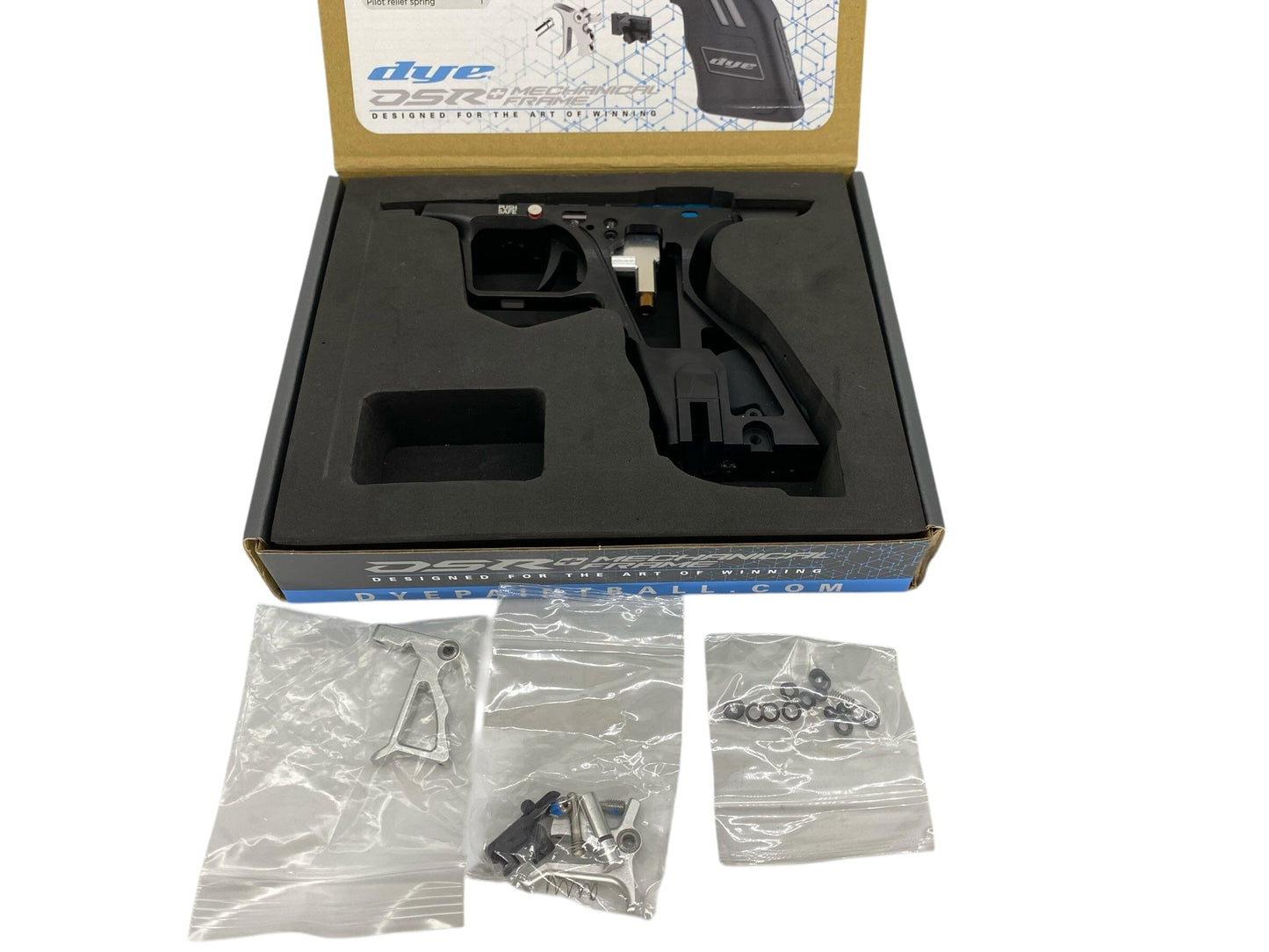 Used FREE FLOW Dye Dsr+ Mech Frame Conversion Kit No Grip Paintball Gun from CPXBrosPaintball Buy/Sell/Trade Paintball Markers, New Paintball Guns, Paintball Hoppers, Paintball Masks, and Hormesis Headbands
