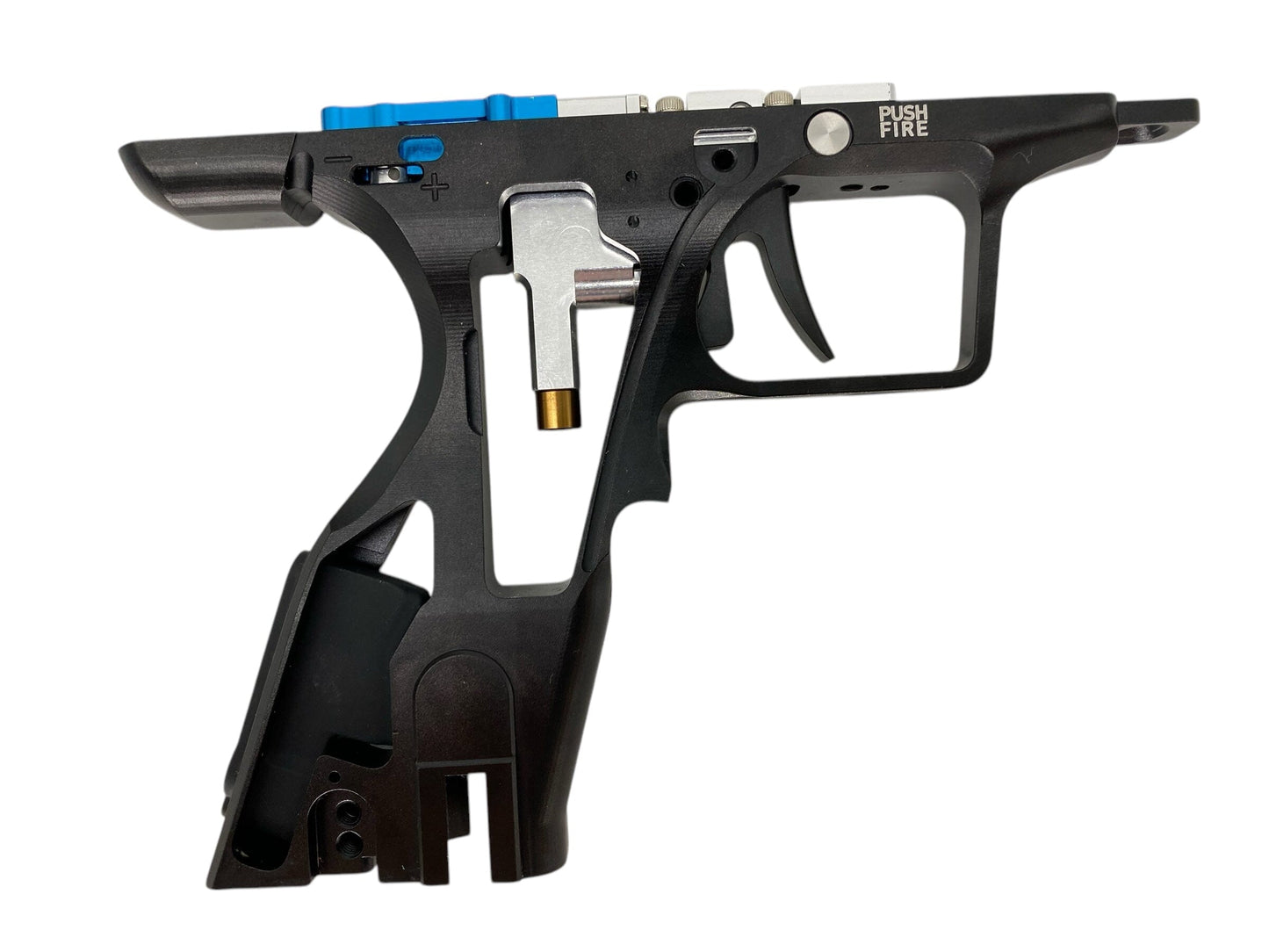 Used FREE FLOW Dye Dsr+ Mech Frame Conversion Kit No Grip Paintball Gun from CPXBrosPaintball Buy/Sell/Trade Paintball Markers, New Paintball Guns, Paintball Hoppers, Paintball Masks, and Hormesis Headbands