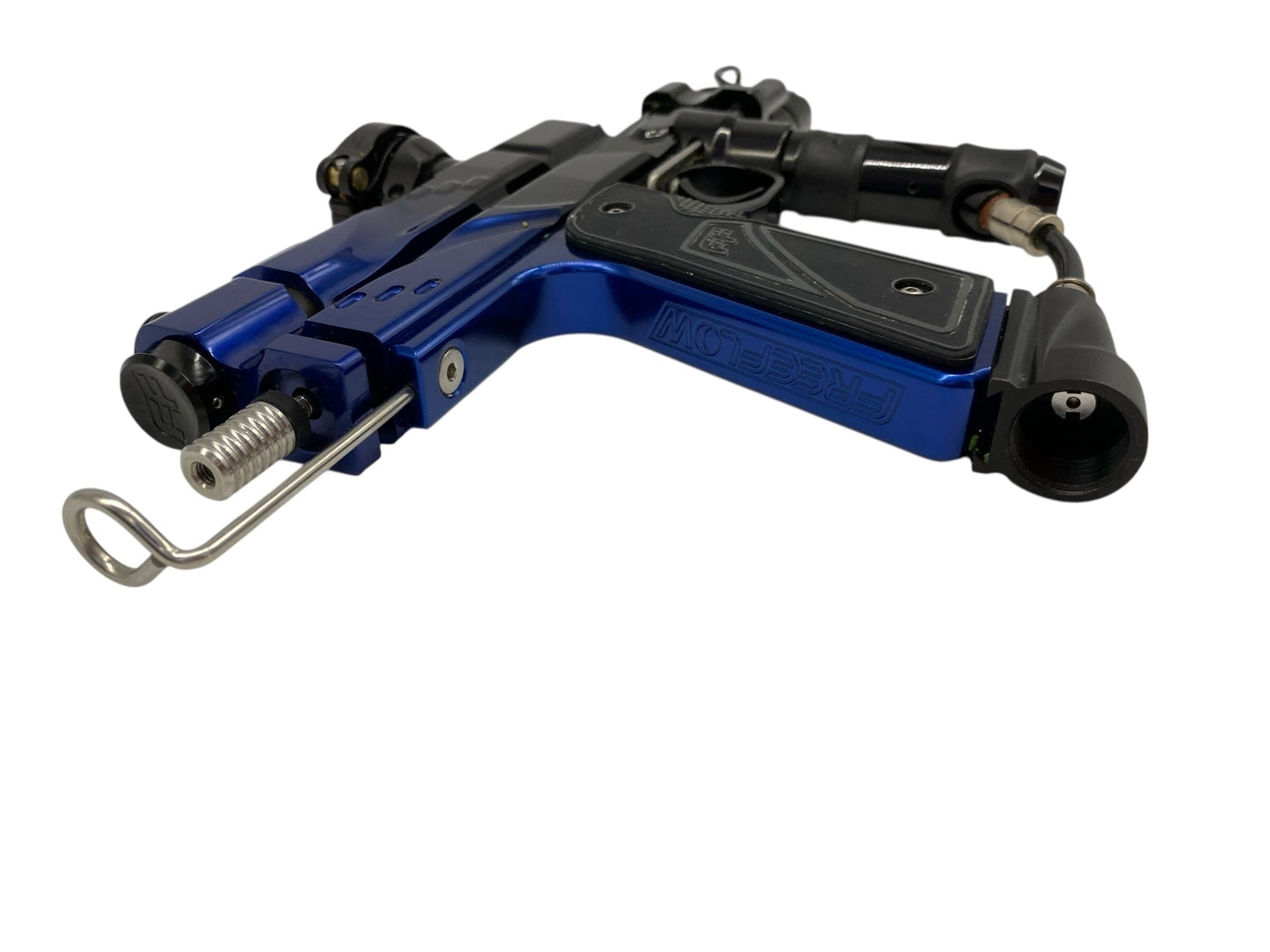 Used Freeflow Dye Rhythm Autococker Paintball Gun Black/Blue Fade Paintball Gun from CPXBrosPaintball Buy/Sell/Trade Paintball Markers, New Paintball Guns, Paintball Hoppers, Paintball Masks, and Hormesis Headbands